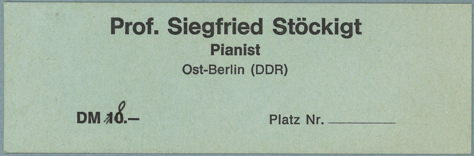 Berlin (?): Konzert des Pianisten Siegfried Stöckigt (Landesgeschichtliche Vereinigung für die Mark Brandenburg e.V., Archiv CC BY)