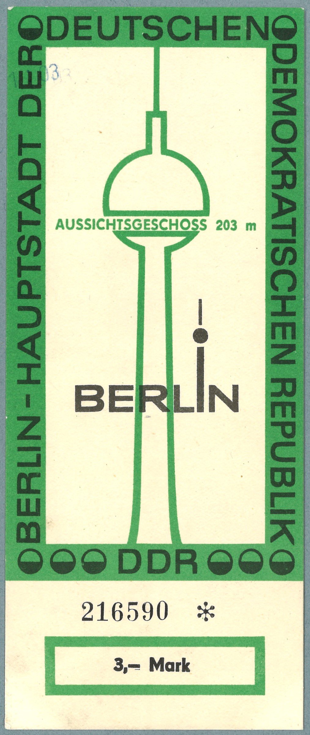 Berlin-Mitte: Fernsehturm (Landesgeschichtliche Vereinigung für die Mark Brandenburg e.V., Archiv CC BY)