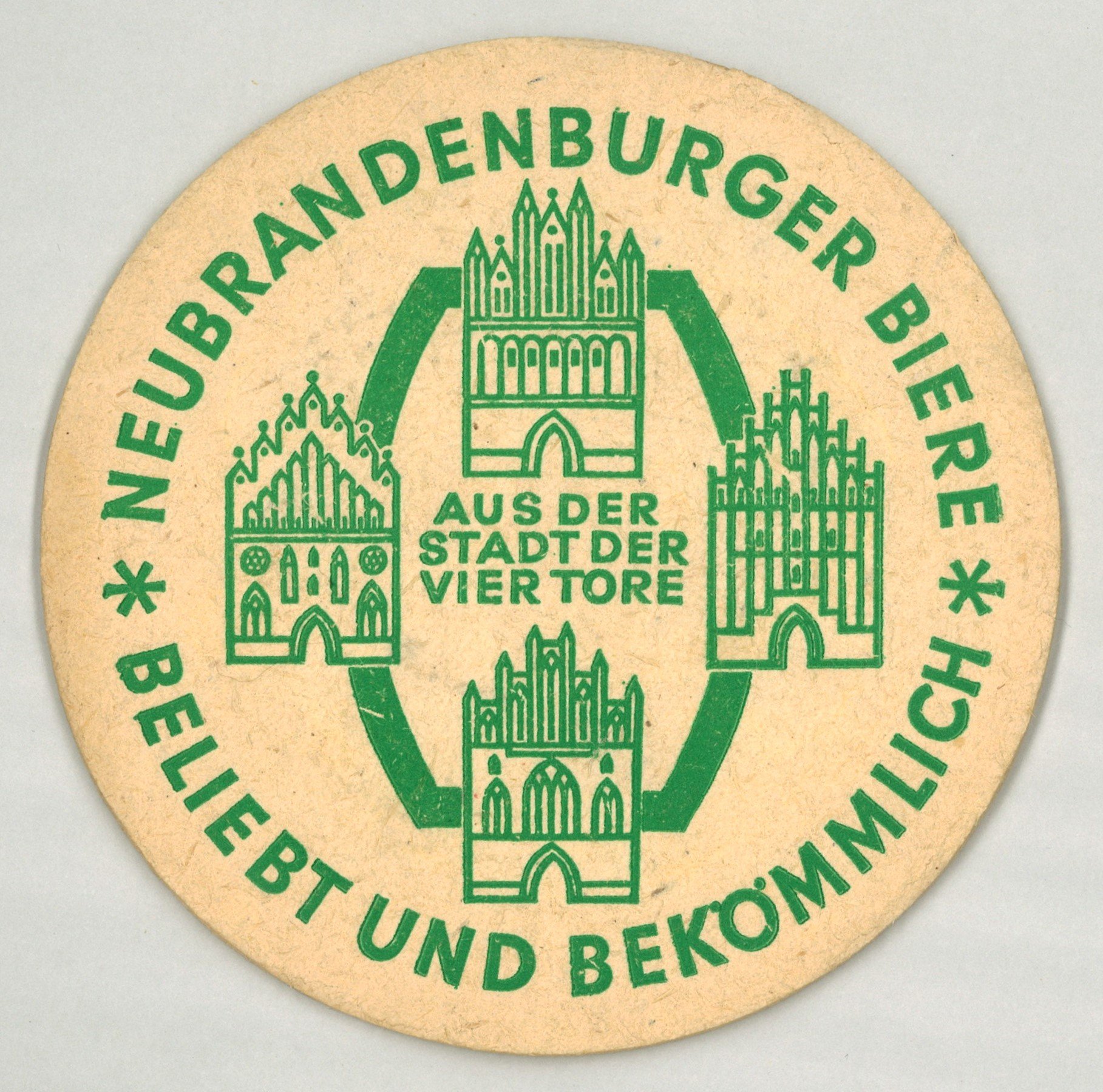 Neubrandenburg; Neubrandenburger Biere (Landesgeschichtliche Vereinigung für die Mark Brandenburg e.V., Archiv CC BY)