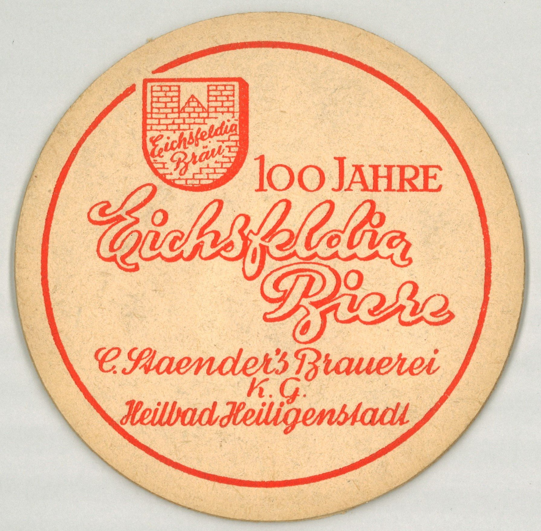 Heiligenstadt: C. Staender's Brauerei K.G. (Landesgeschichtliche Vereinigung für die Mark Brandenburg e.V., Archiv CC BY)