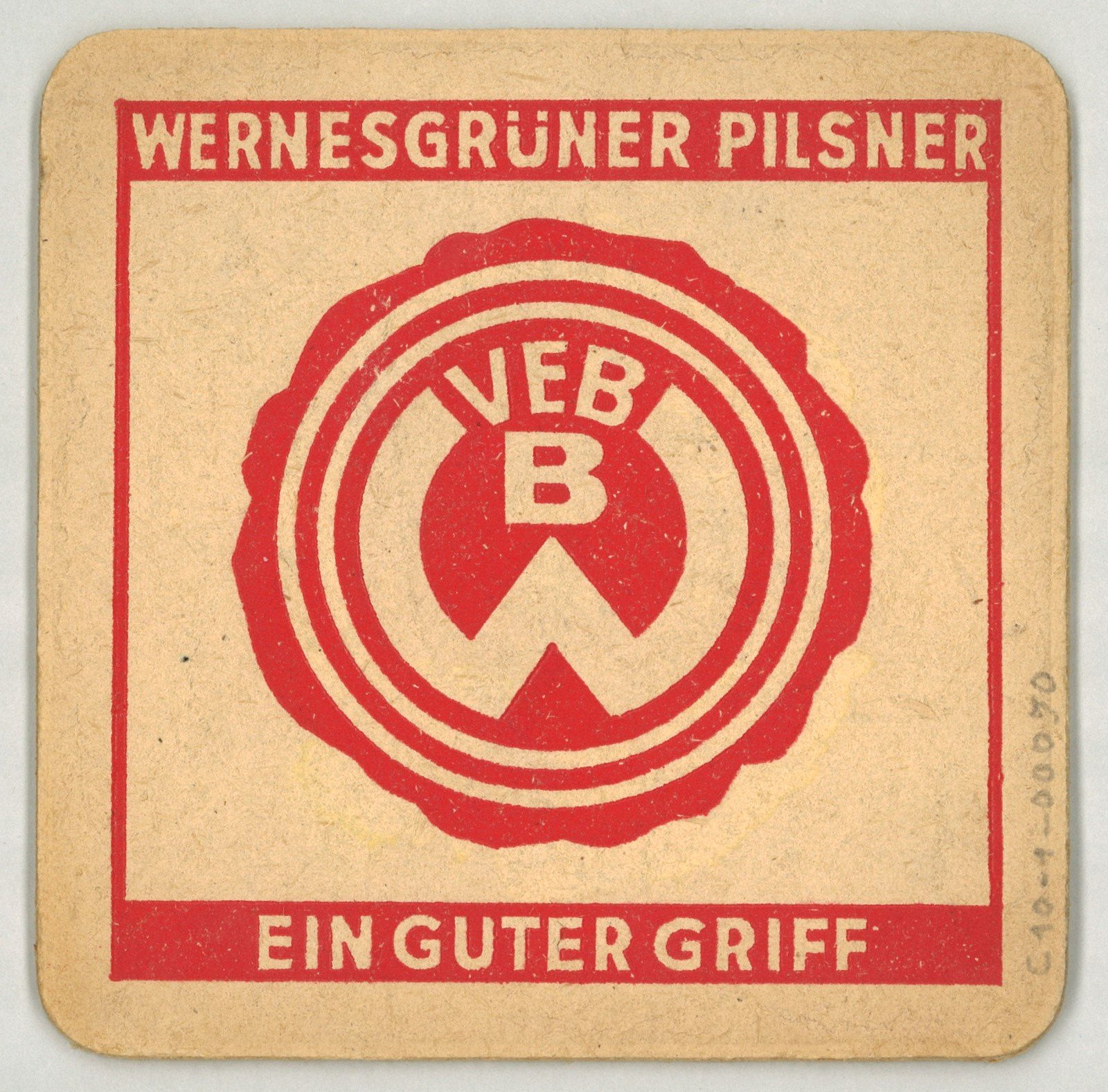 Wernesgrün: Wernesgrüner Pilsner (Landesgeschichtliche Vereinigung für die Mark Brandenburg e.V., Archiv CC BY)
