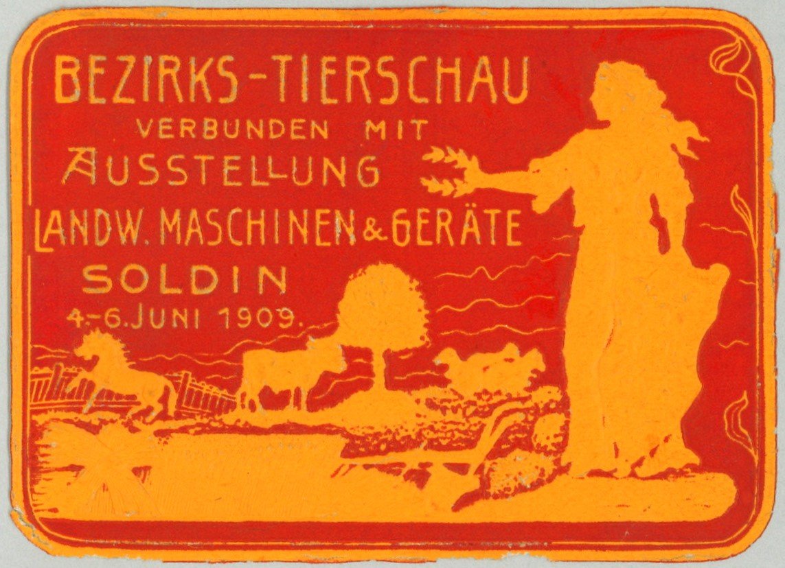 Bezirks-Tierschau Soldin 1909 (Landesgeschichtliche Vereinigung für die Mark Brandenburg e.V., Archiv CC BY)