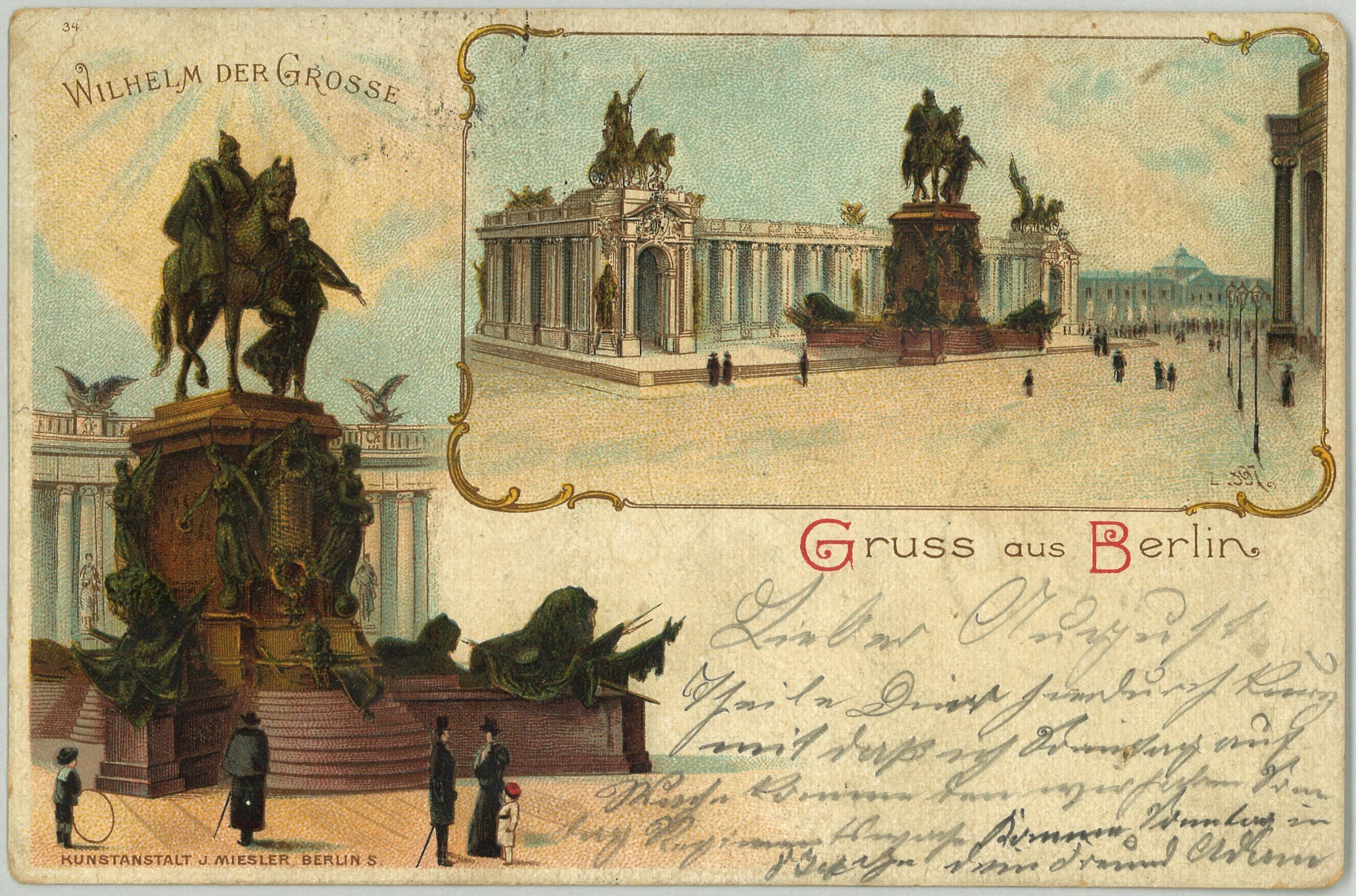 Berlin-Mitte: Nationaldenkmal Kaiser Wilhelms I. (Landesgeschichtliche Vereinigung für die Mark Brandenburg e.V., Archiv CC BY)