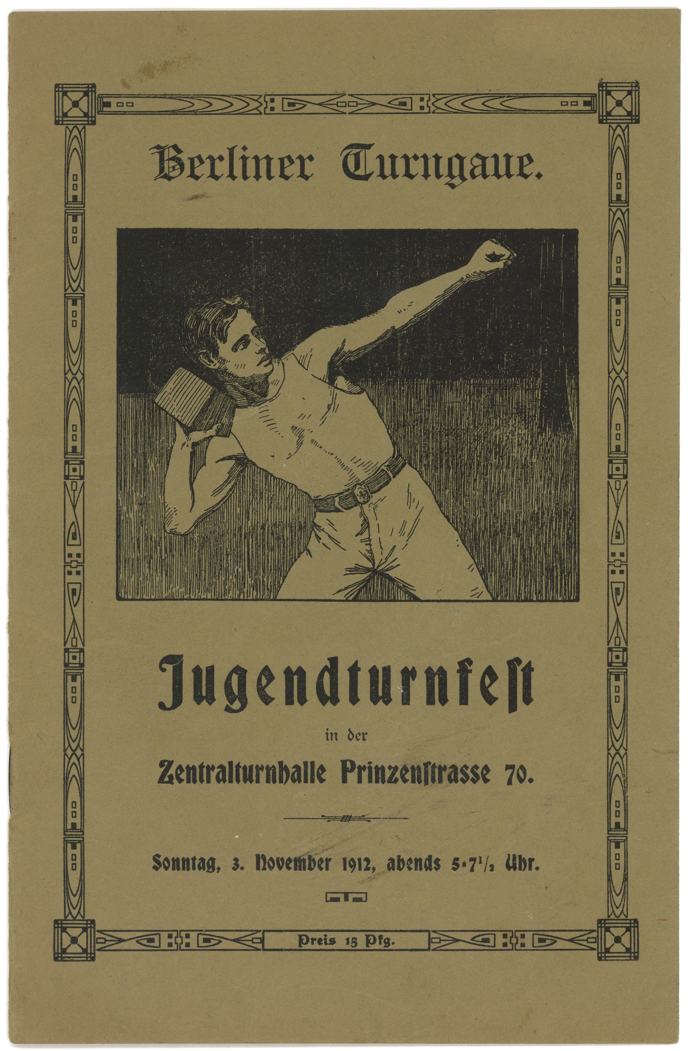 Jugendturnfest der Berliner Turngaue 1912 (Landesgeschichtliche Vereinigung für die Mark Brandenburg e.V., Archiv CC BY)