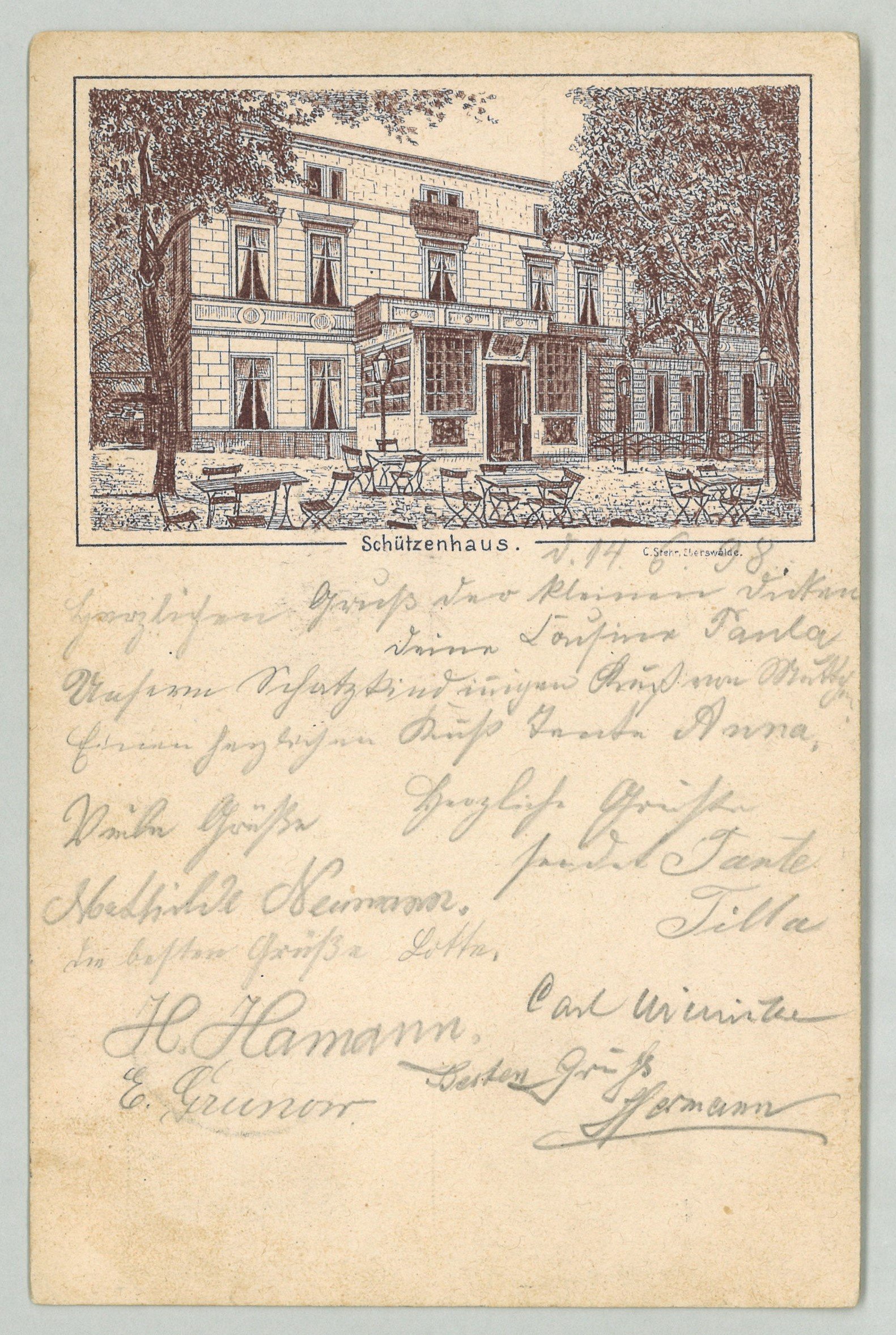 Eberswalde: Schützenhaus (Landesgeschichtliche Vereinigung für die Mark Brandenburg e.V., Archiv CC BY)