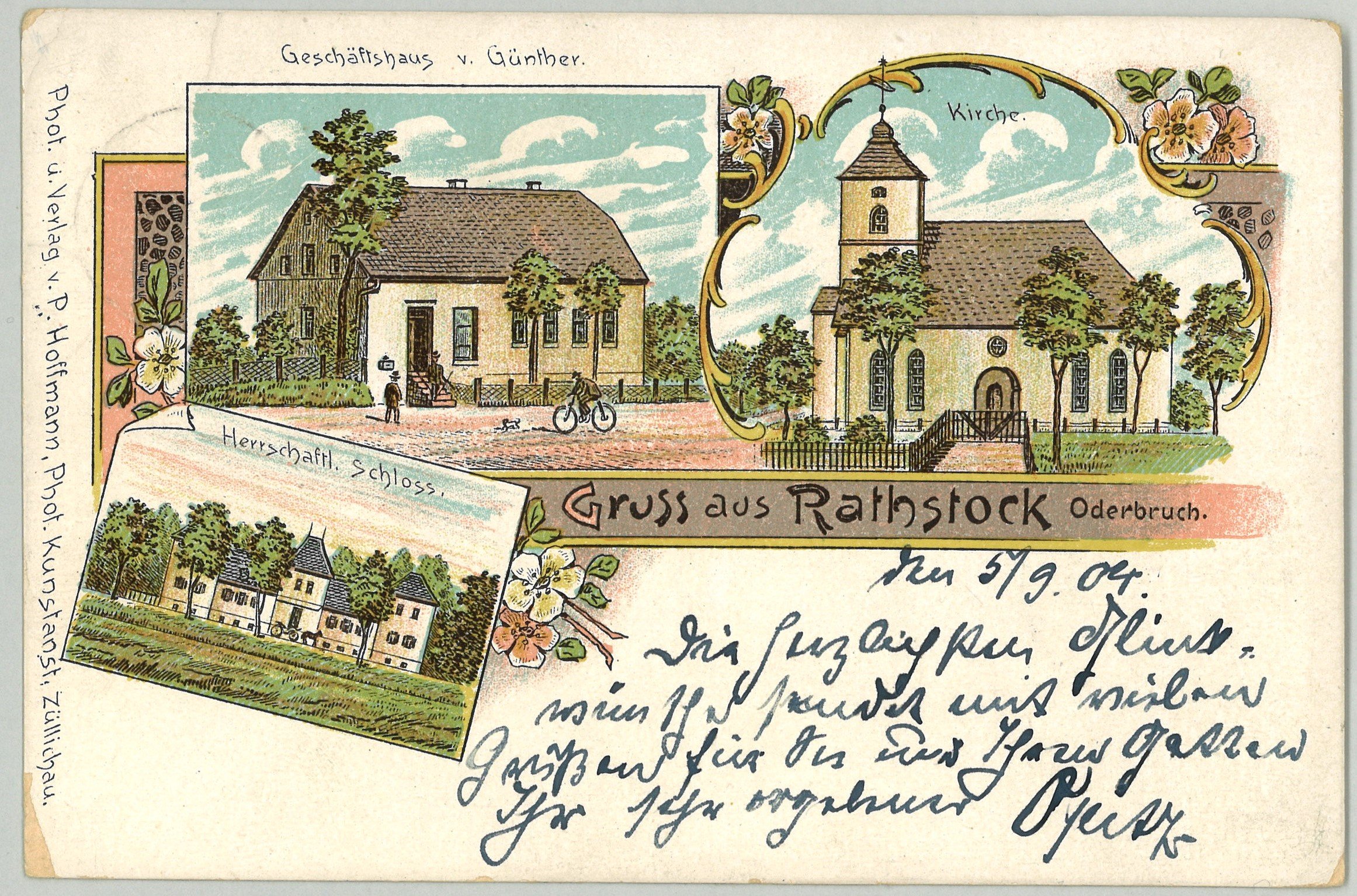 Rathstock (Oderbruch): Drei Ansichten (Landesgeschichtliche Vereinigung für die Mark Brandenburg e.V., Archiv CC BY)
