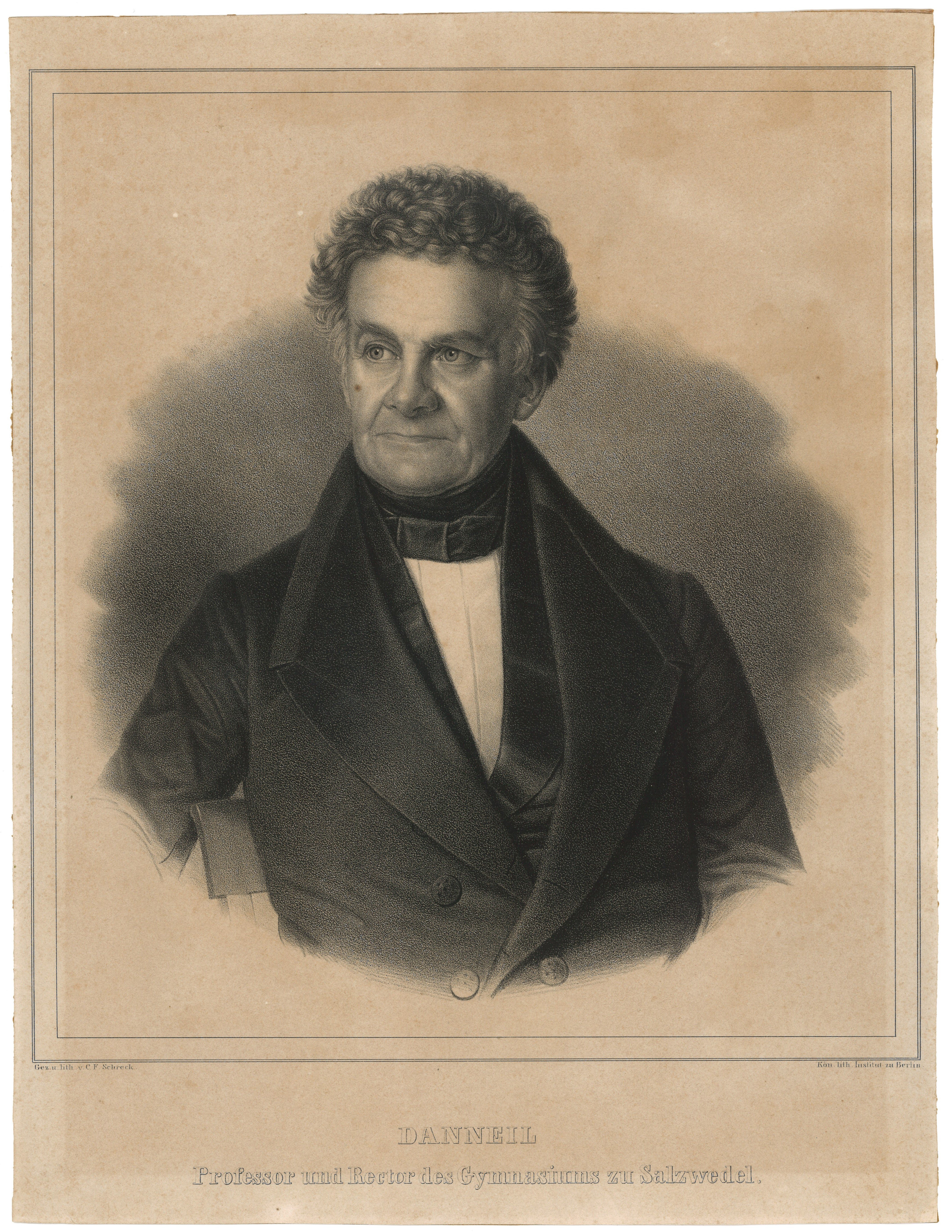 Danneil, Johann Friedrich (1783–1868), Historiker und Pädagoge (Landesgeschichtliche Vereinigung für die Mark Brandenburg e.V., Archiv CC BY)