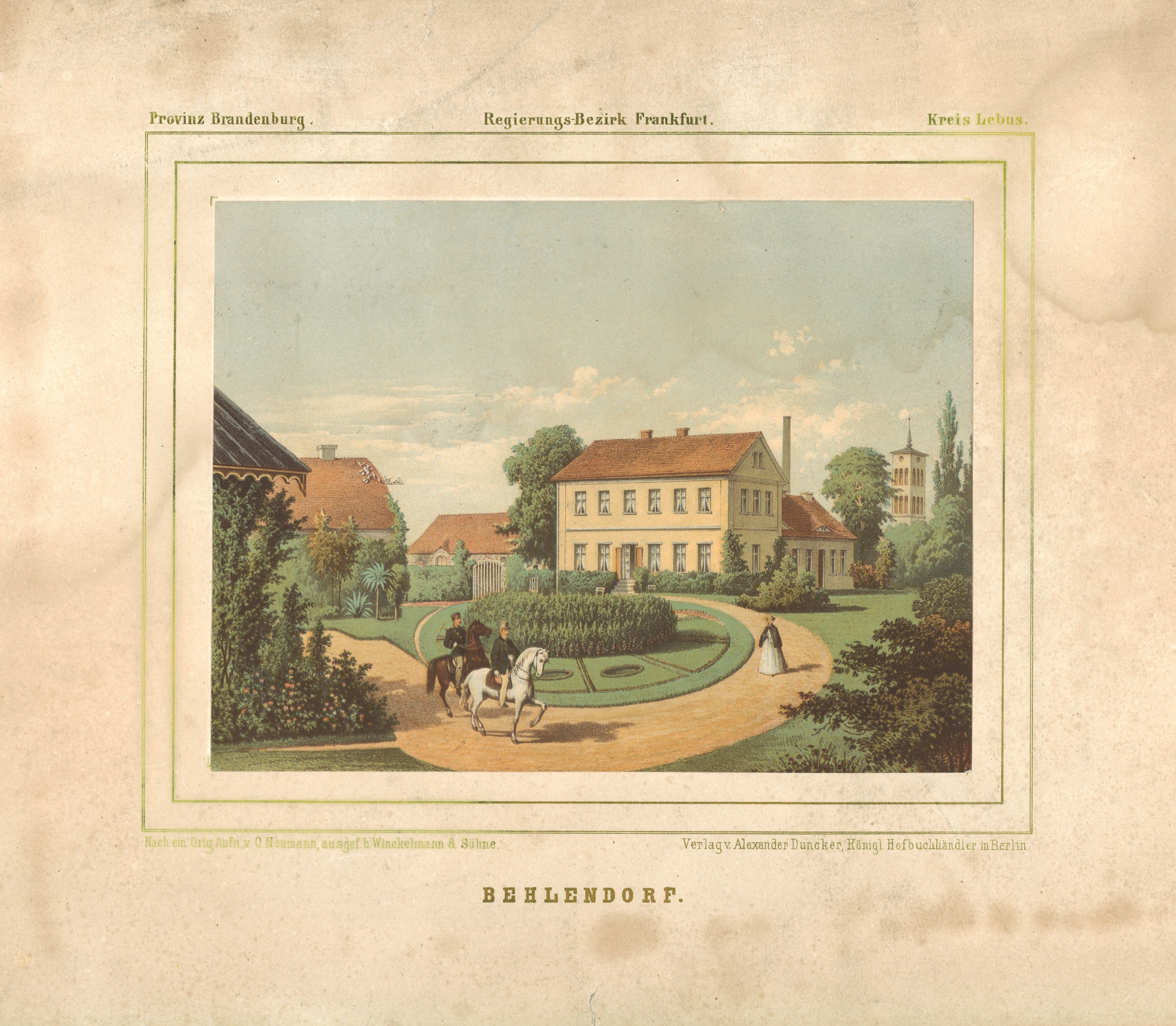 Behlendorf (Kr. Lebus): Herrenhaus (Landesgeschichtliche Vereinigung für die Mark Brandenburg e.V., Archiv CC BY)