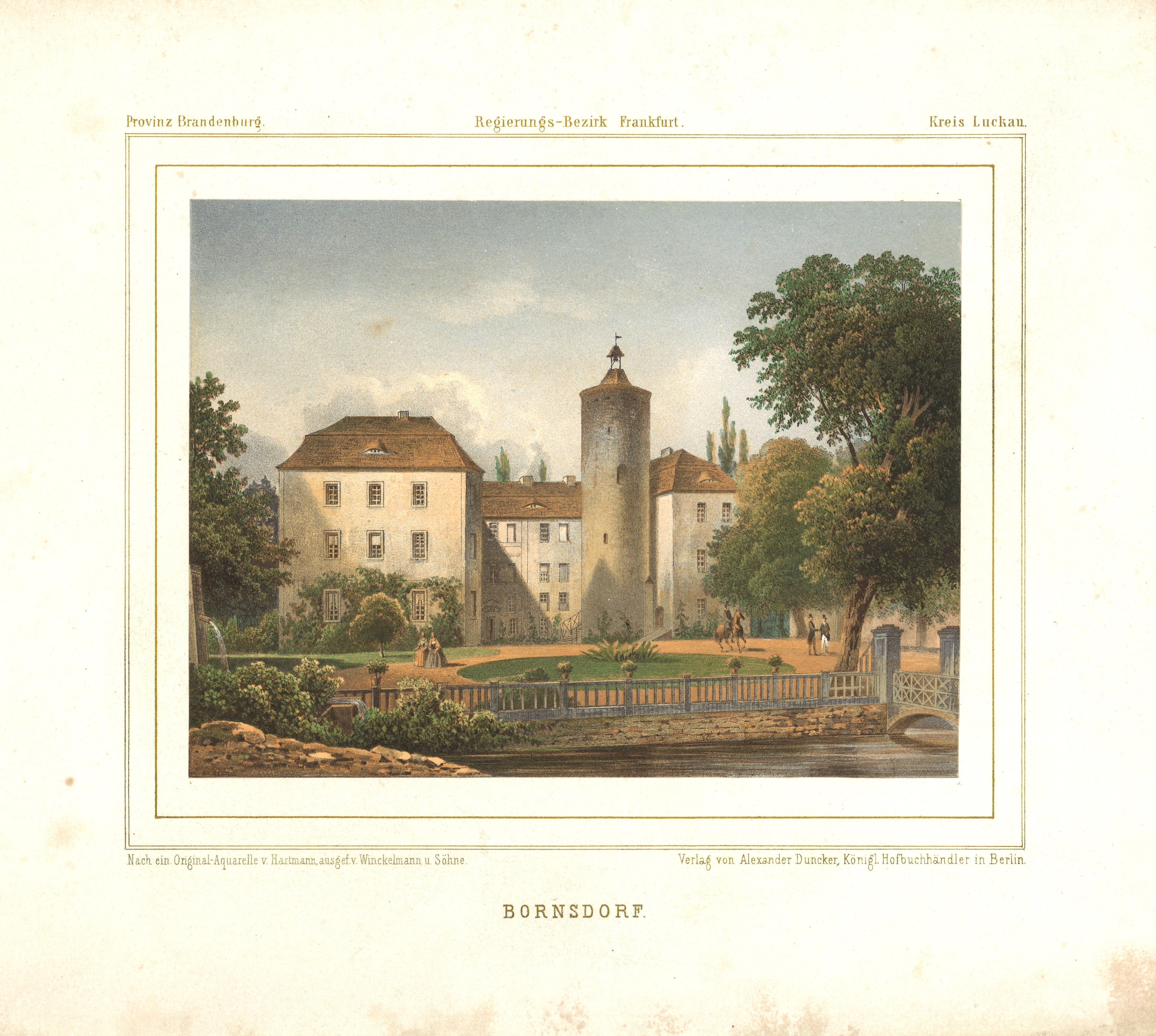 Bornsdorf (Kr. Luckau): Schloss (Landesgeschichtliche Vereinigung für die Mark Brandenburg e.V., Archiv CC BY)