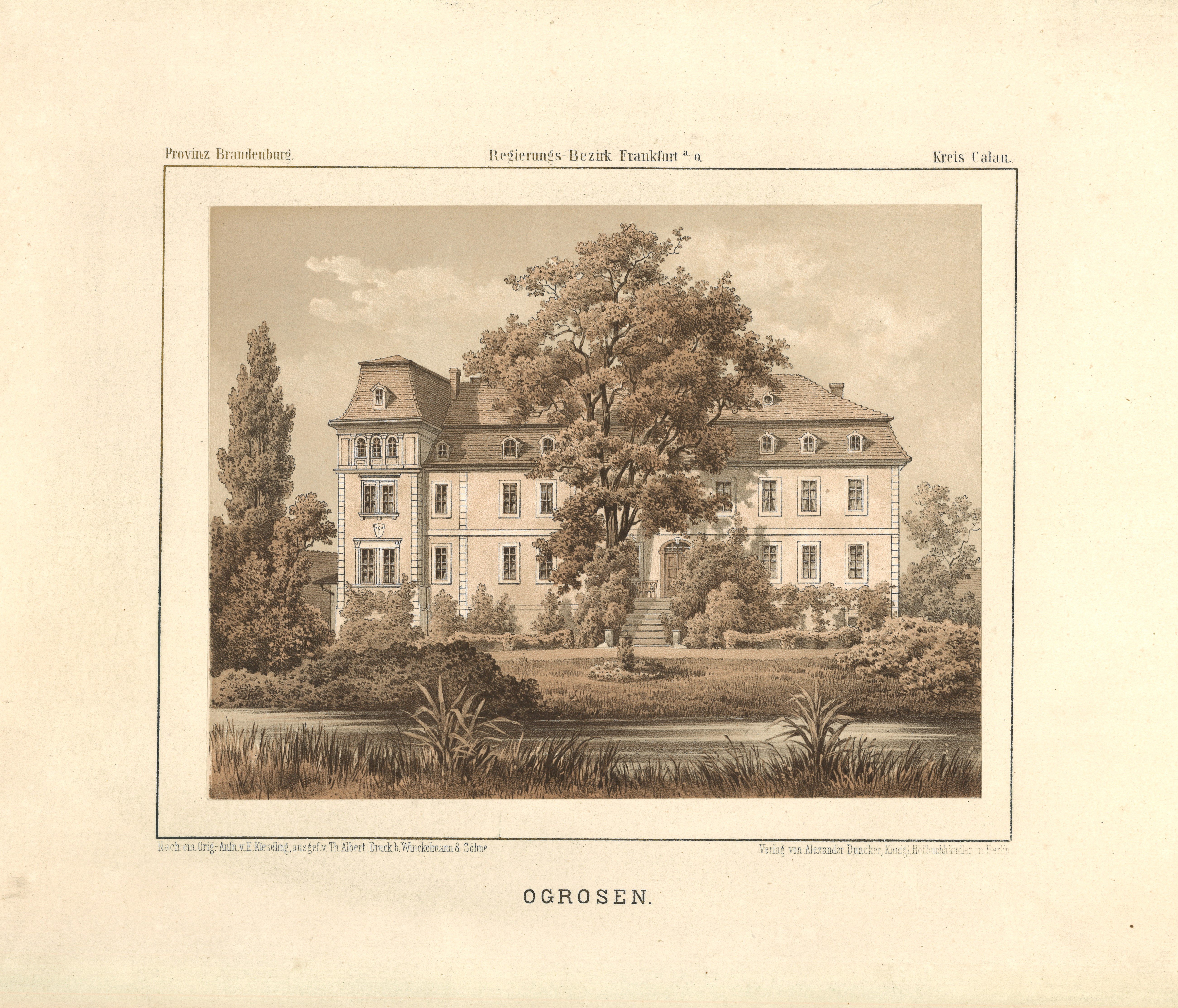 Ogrosen (Kr. Calau): Herrenhaus (Landesgeschichtliche Vereinigung für die Mark Brandenburg e.V., Archiv CC BY)