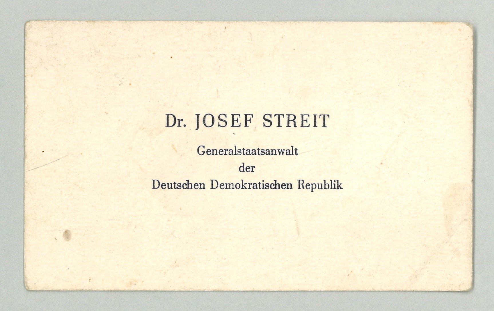 Streit, Josef (1911–1987), Generalstaatsanwalt der DDR (Landesgeschichtliche Vereinigung für die Mark Brandenburg e.V., Archiv CC BY)