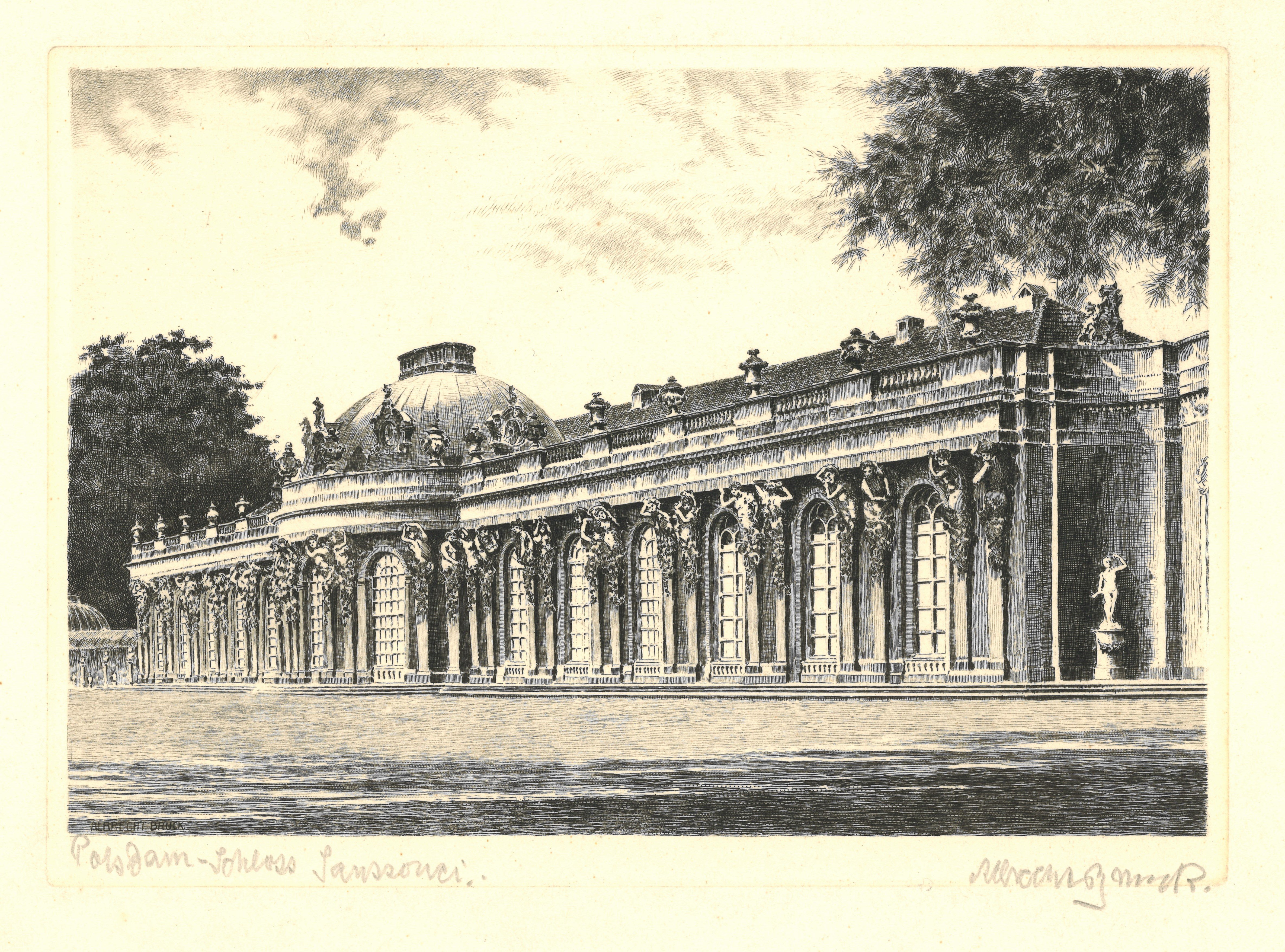 Potsdam-Sanssouci: Schloss Sanssouci (Landesgeschichtliche Vereinigung für die Mark Brandenburg e.V., Archiv CC BY)