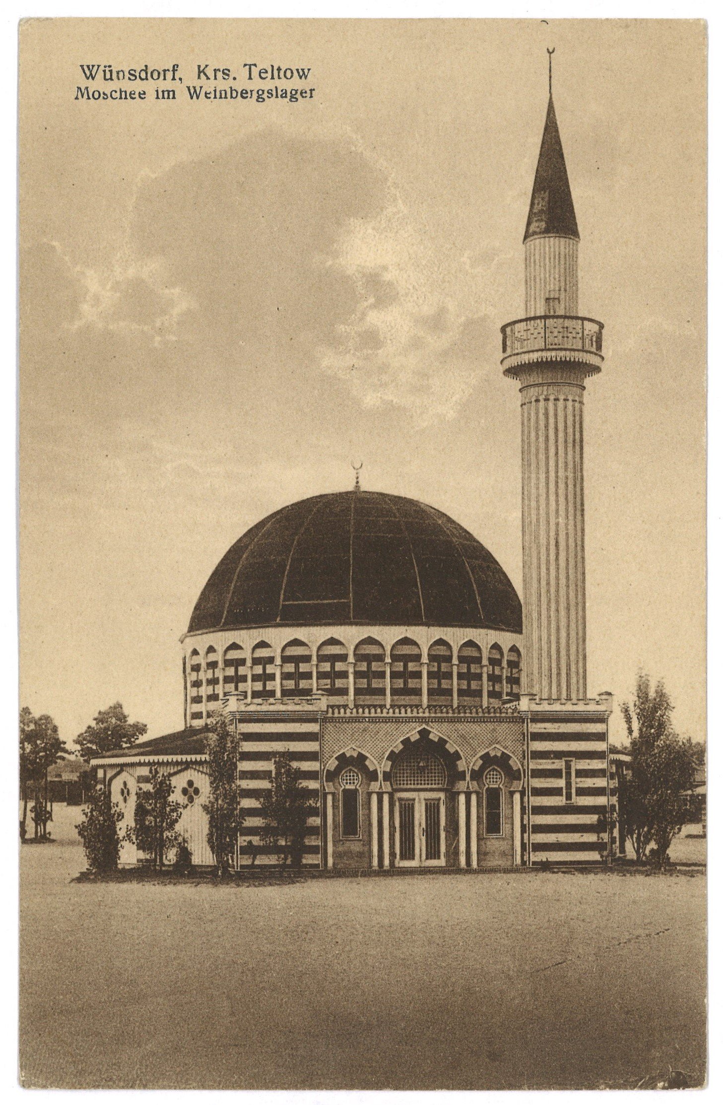 Wünsdorf: Kriegsgefangenenlager ("Halbmondlager"), Moschee (Landesgeschichtliche Vereinigung für die Mark Brandenburg e.V., Archiv CC BY)