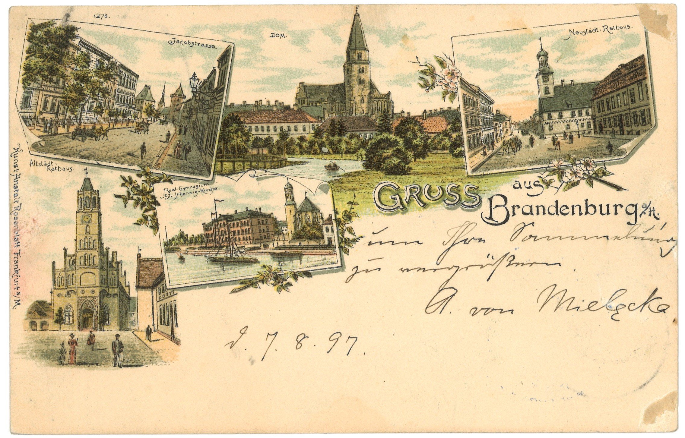 Brandenburg an der Havel: Fünf Ansichten (Landesgeschichtliche Vereinigung für die Mark Brandenburg e.V., Archiv CC BY)