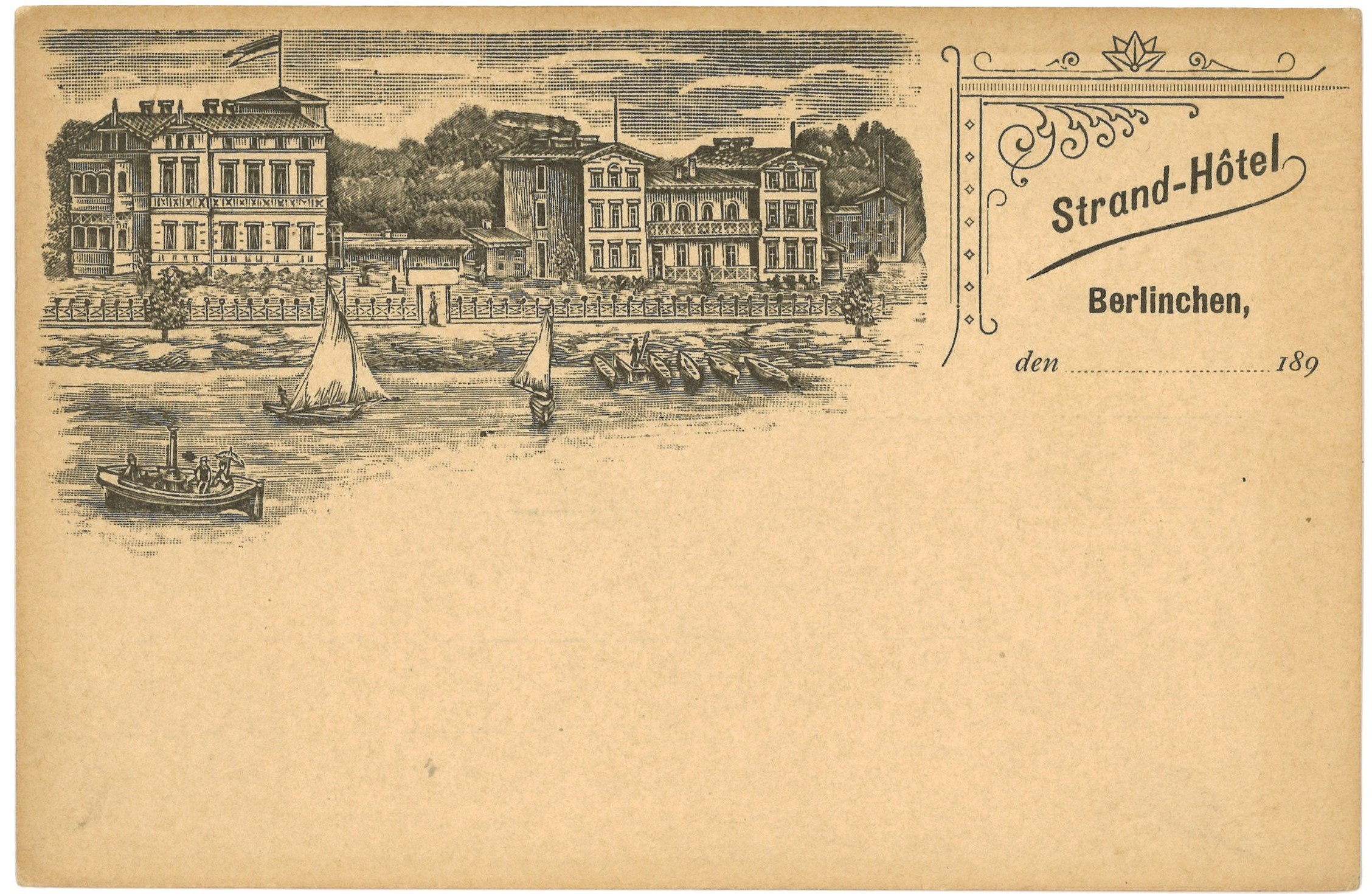Berlinchen (Neumark) [Barlinek]: Strandhotel (Landesgeschichtliche Vereinigung für die Mark Brandenburg e.V., Archiv CC BY)