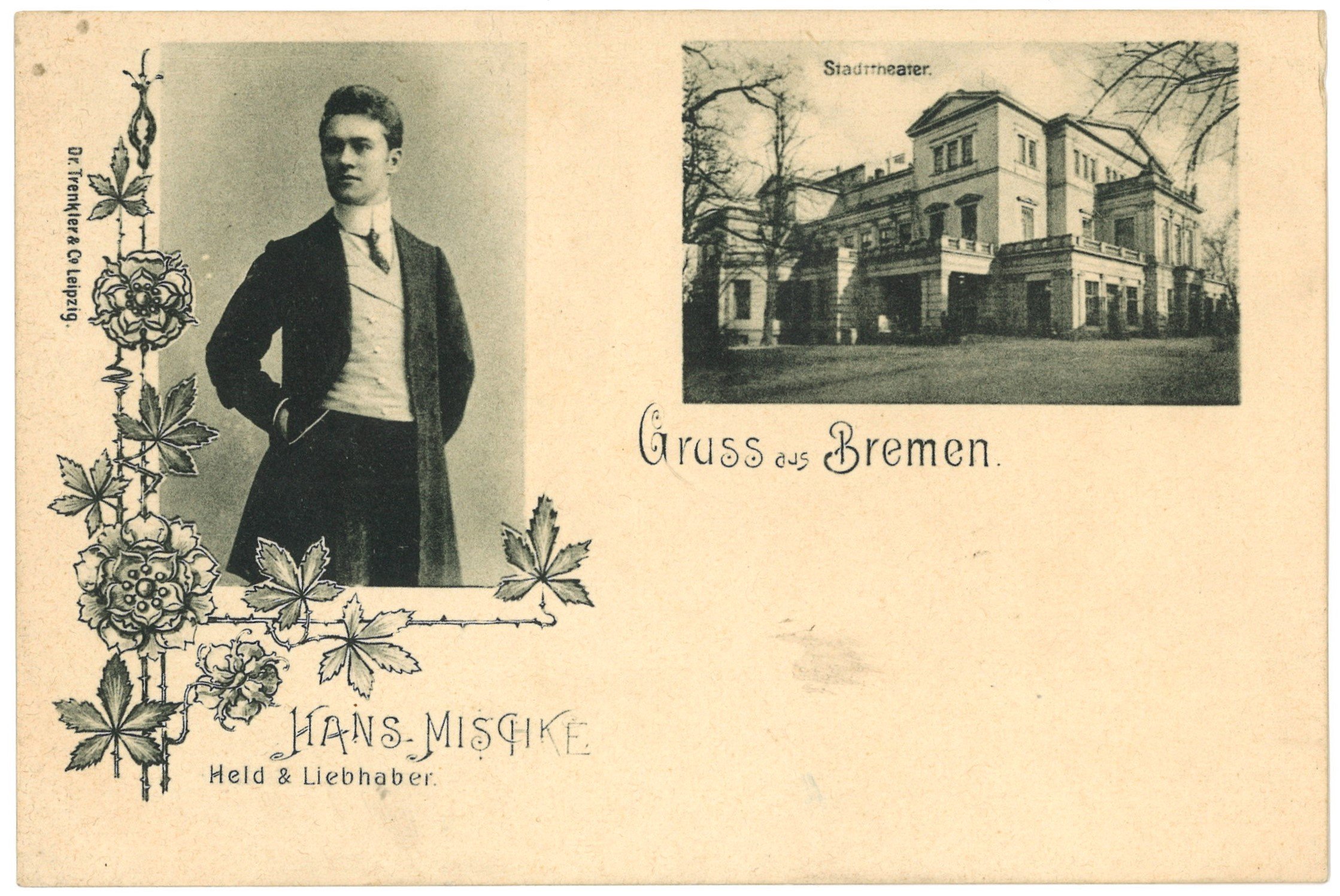Mischke, Hans (1869–1907), Schauspieler (Landesgeschichtliche Vereinigung für die Mark Brandenburg e.V. CC BY)
