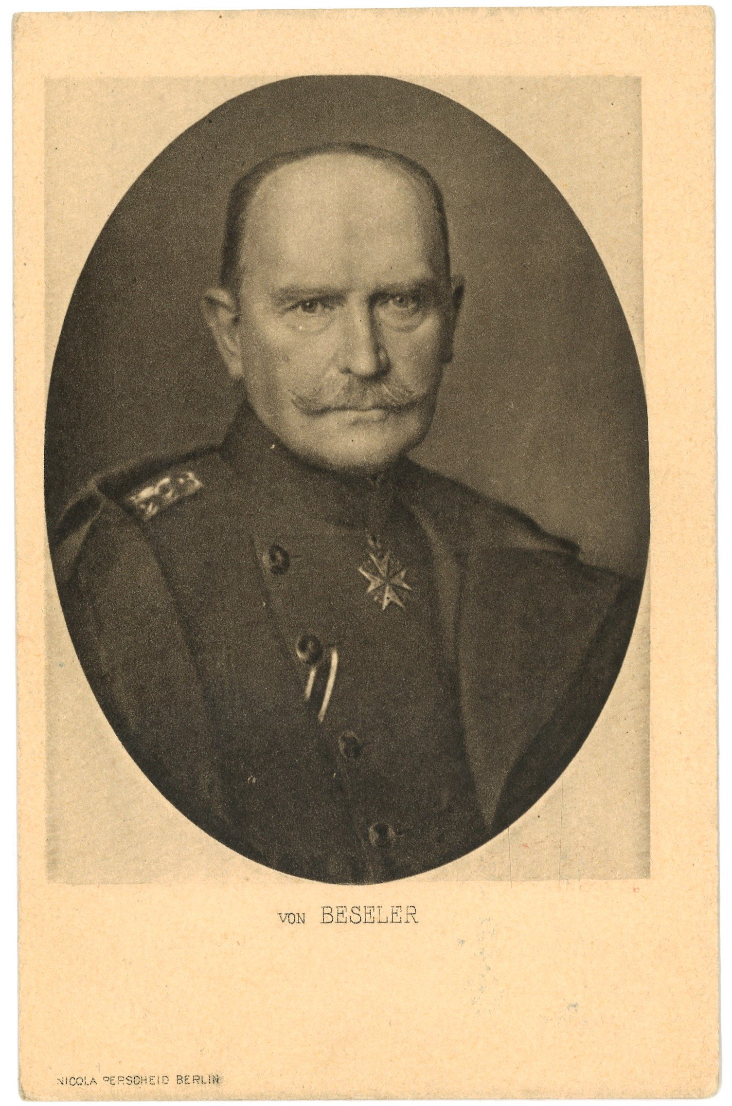 Beseler, Hans von (1850–1921), preuß. Generaloberst und Politiker (Landesgeschichtliche Vereinigung für die Mark Brandenburg e.V. CC BY)