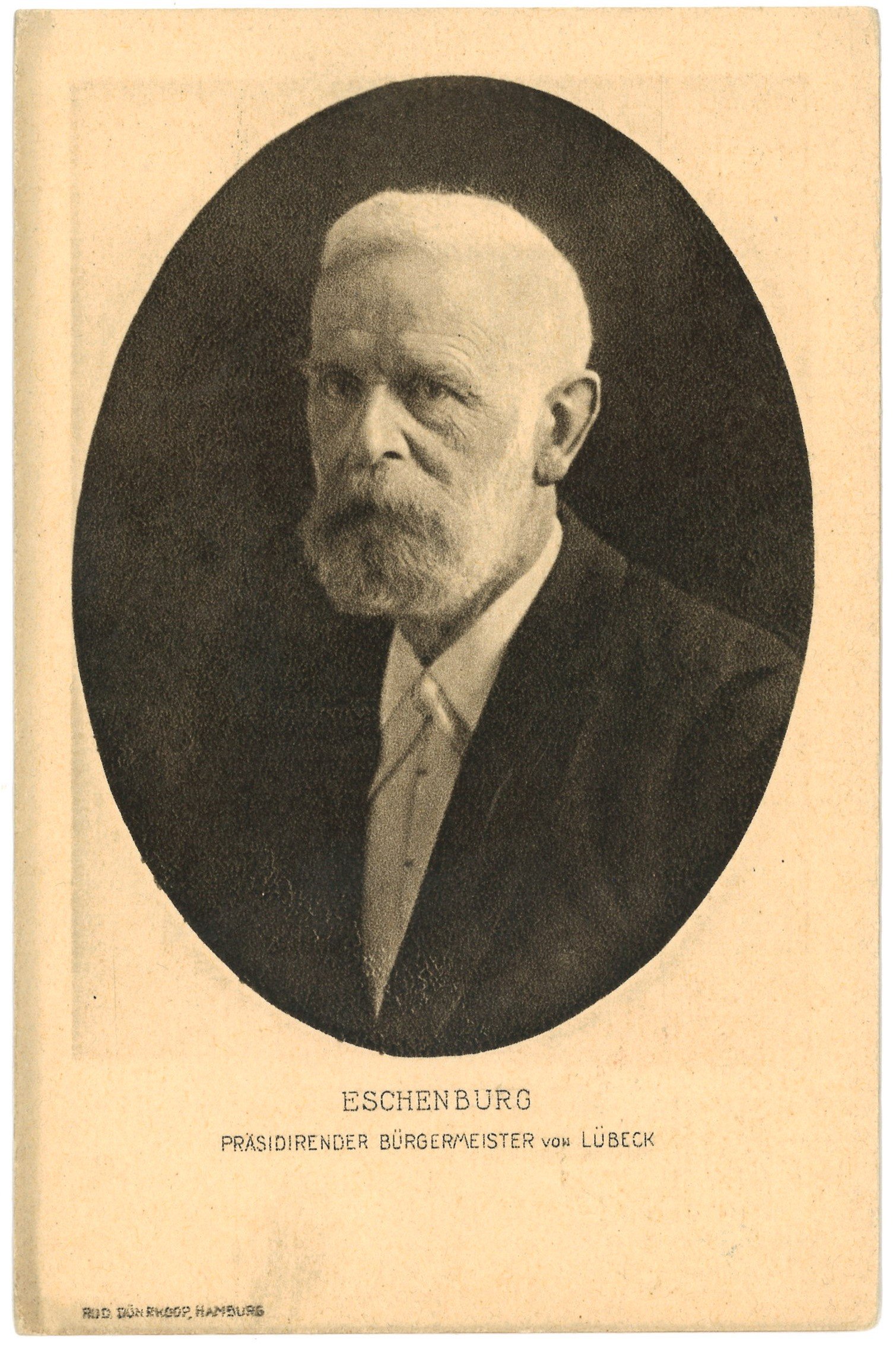 Eschenburg, Johann Hermann (1844–1920), Großkaufmann, Bürgermeister von Lübeck (Landesgeschichtliche Vereinigung für die Mark Brandenburg e.V. CC BY)
