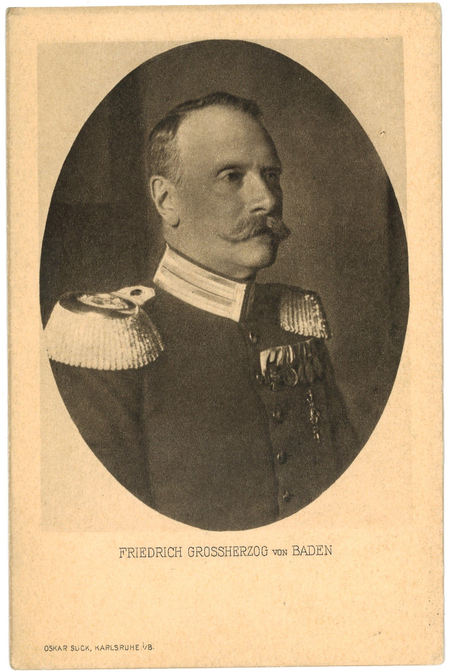 Friedrich II., Großherzog von Baden (1857–1928), preuß. Generalfeldmarschall (Landesgeschichtliche Vereinigung für die Mark Brandenburg e.V. CC BY)