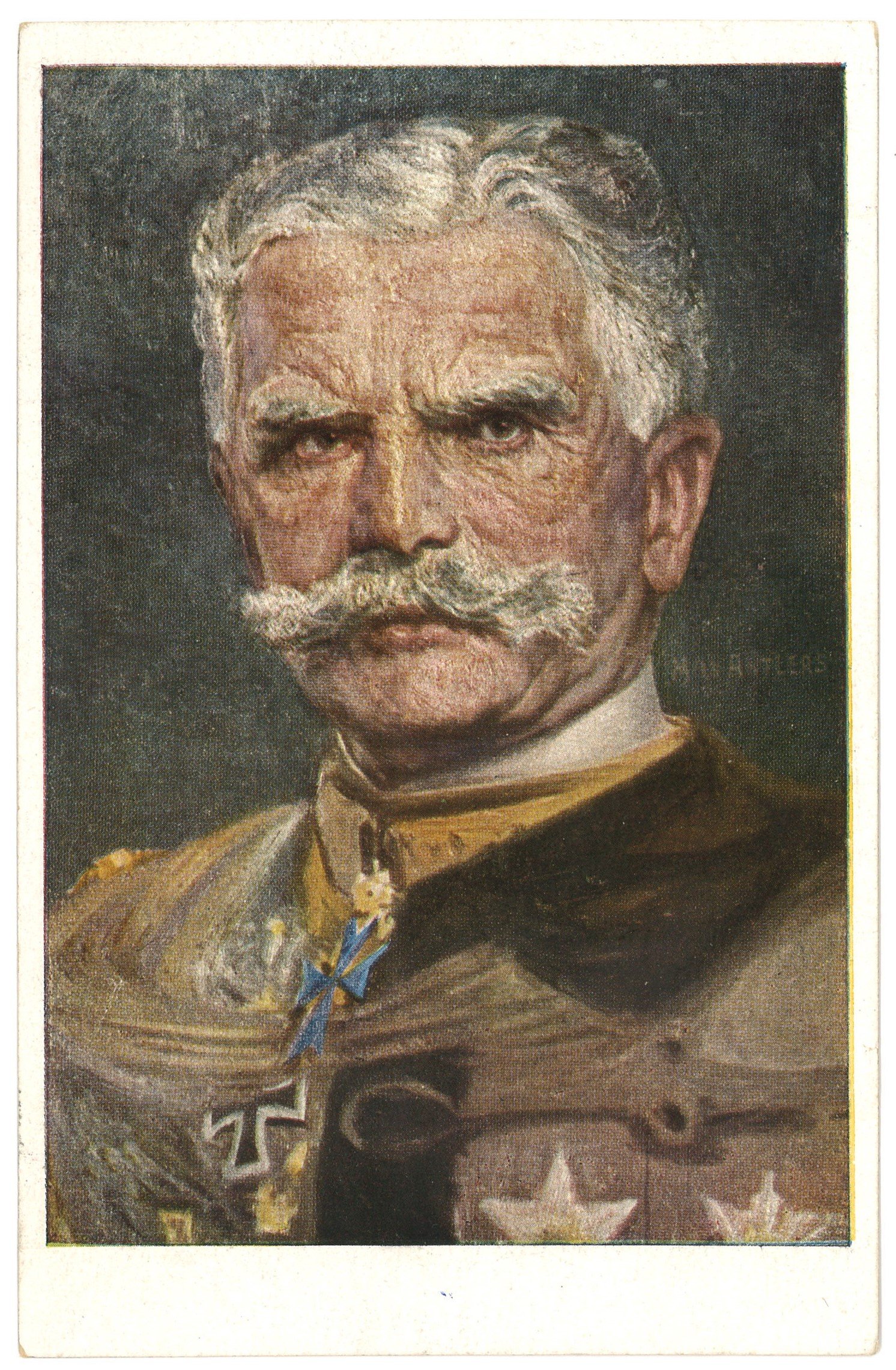 Mackensen, August von (1849–1945), preuß. Generalfeldmarschall (Gemälde von Max Antlers) (Landesgeschichtliche Vereinigung für die Mark Brandenburg e.V. CC BY)