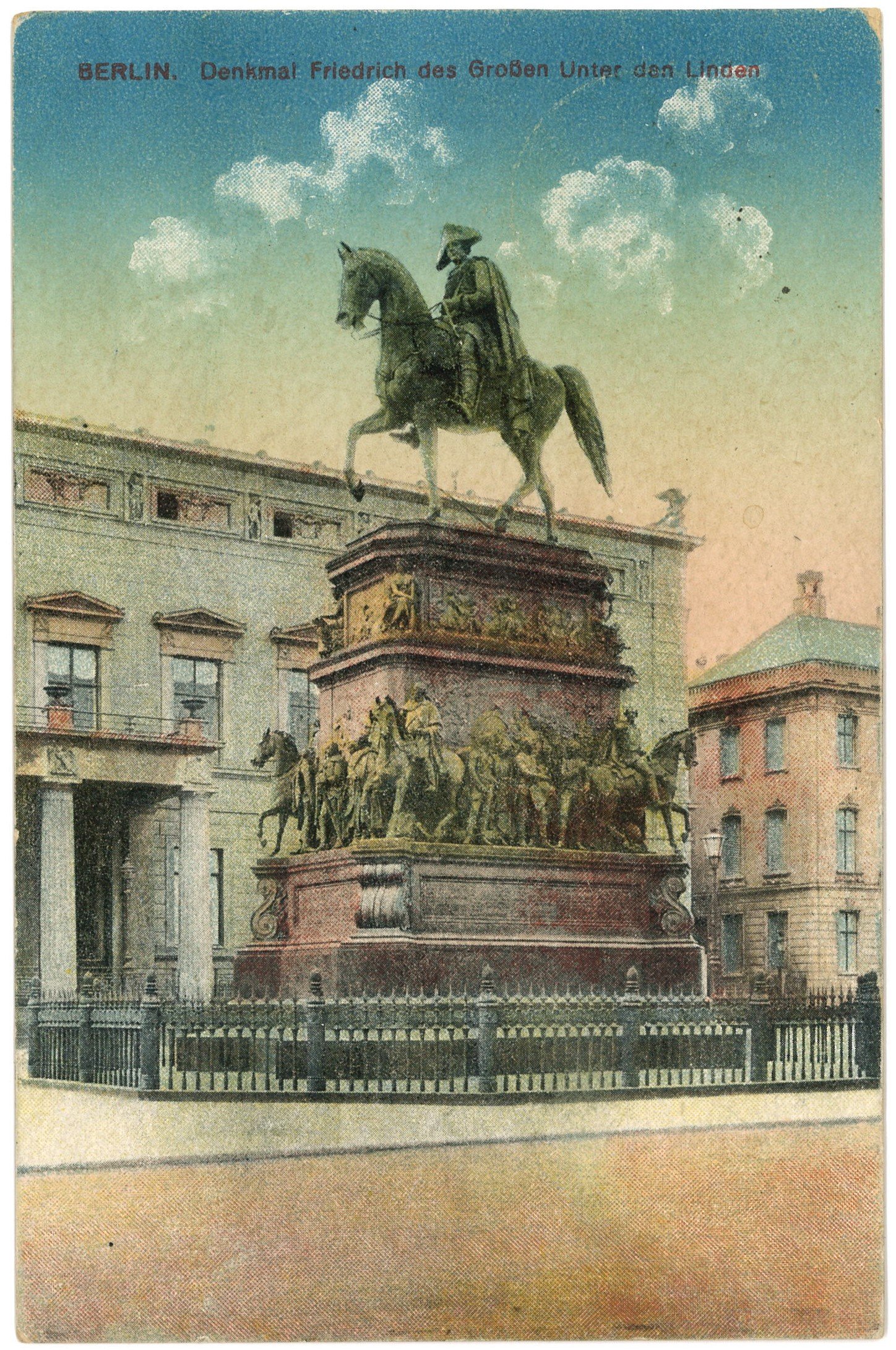 Berlin-Mitte: Reiterstandbild Friedrichs des Großen (Landesgeschichtliche Vereinigung für die Mark Brandenburg e.V. CC BY)