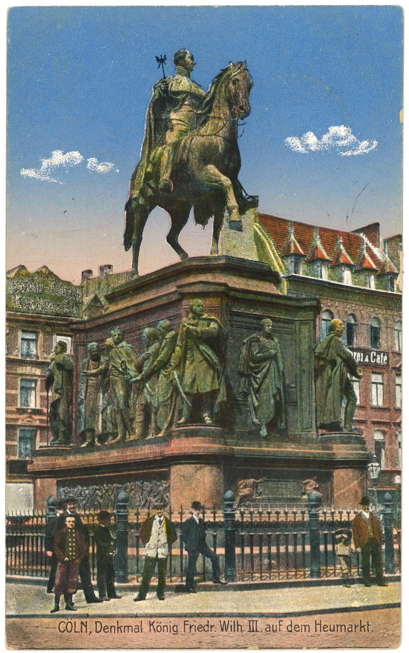 Köln: Reiterstandbild König Friedrich Wilhelms III. von Preußen auf dem Heumarkt (Landesgeschichtliche Vereinigung für die Mark Brandenburg e.V. CC BY)