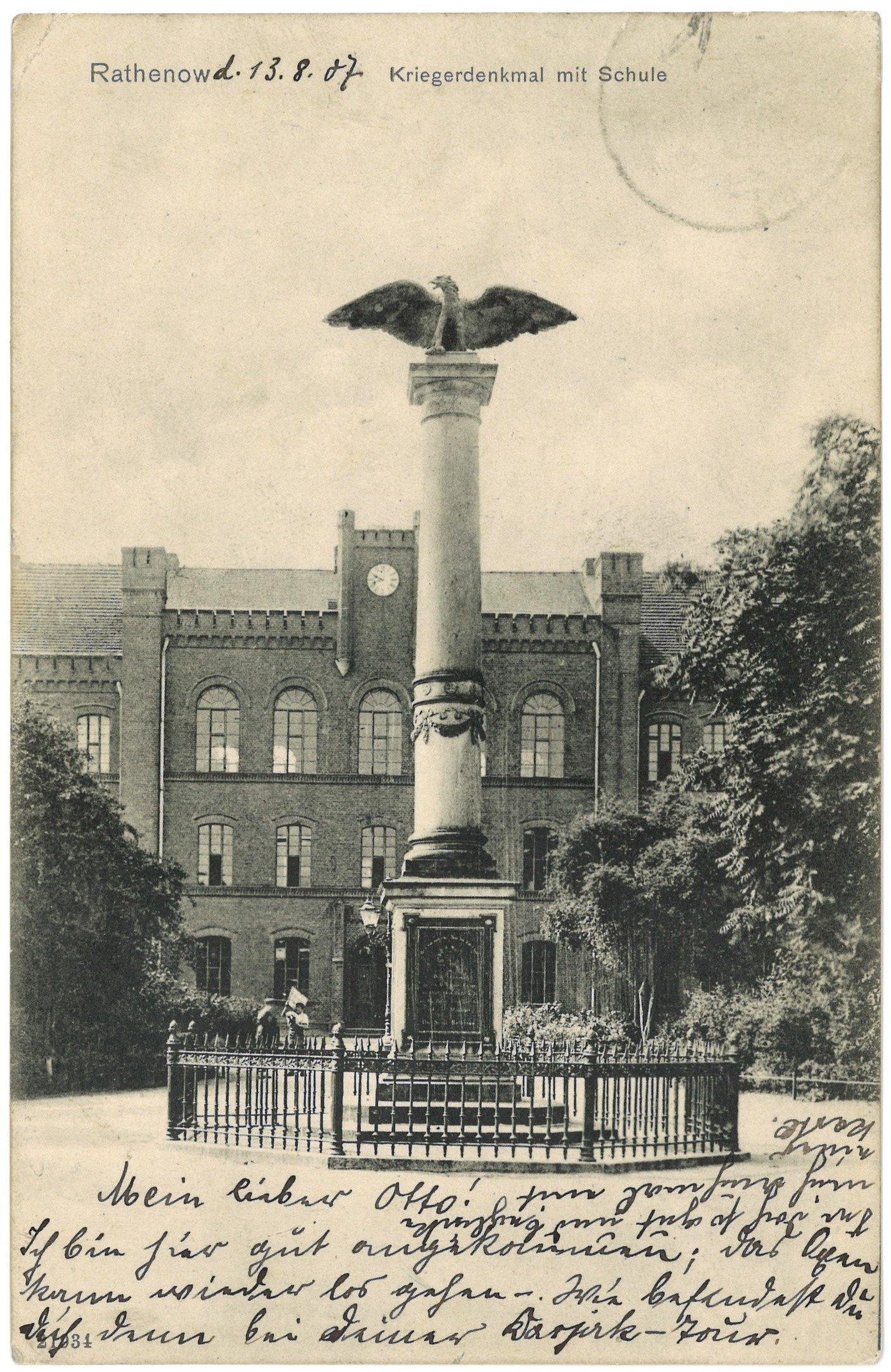 Rathenow: Kriegerdenkmal (Landesgeschichtliche Vereinigung für die Mark Brandenburg e.V. CC BY)