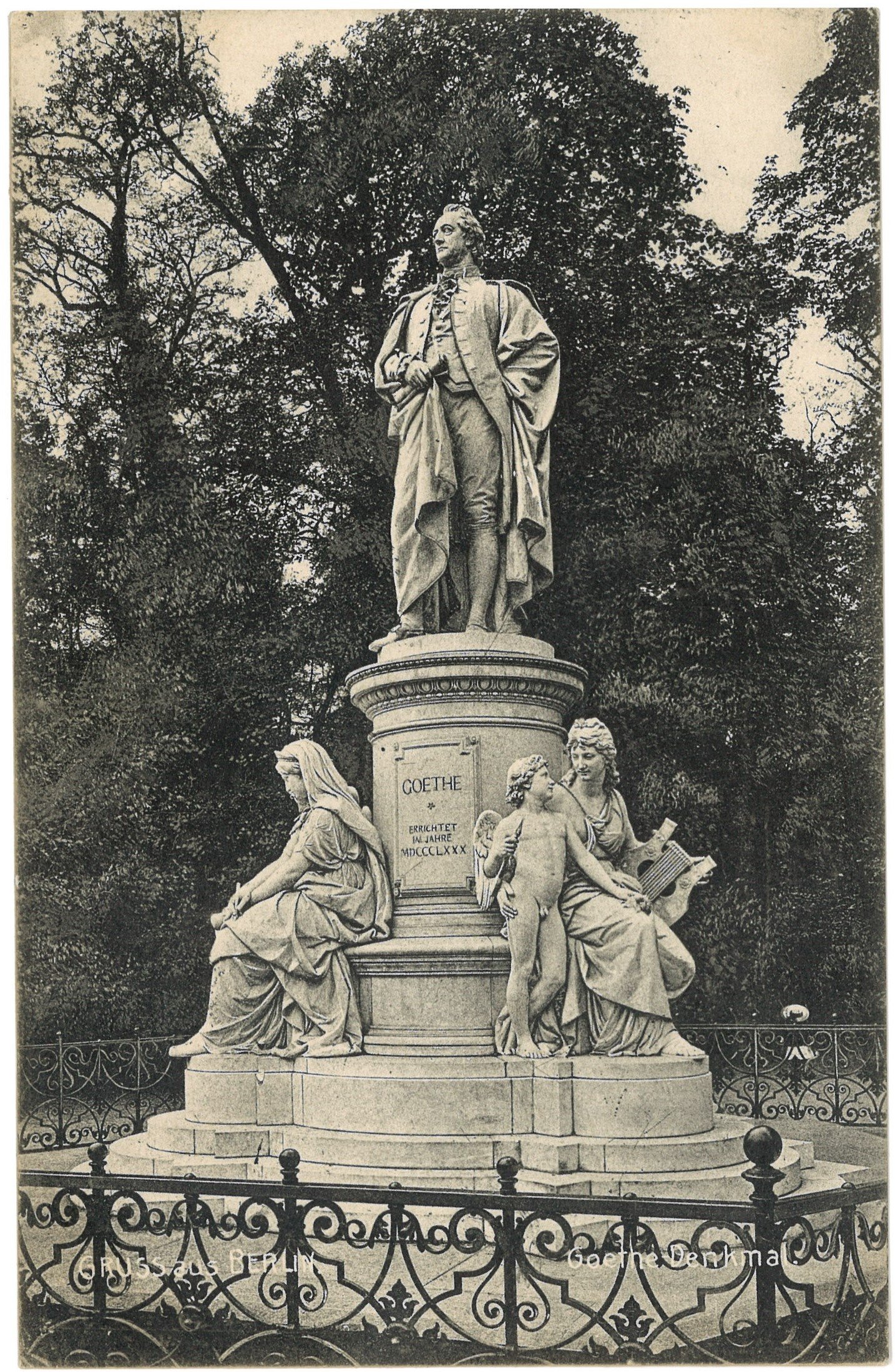Berlin-Tiergarten: Goethe-Denkmal (Landesgeschichtliche Vereinigung für die Mark Brandenburg e.V. CC BY)