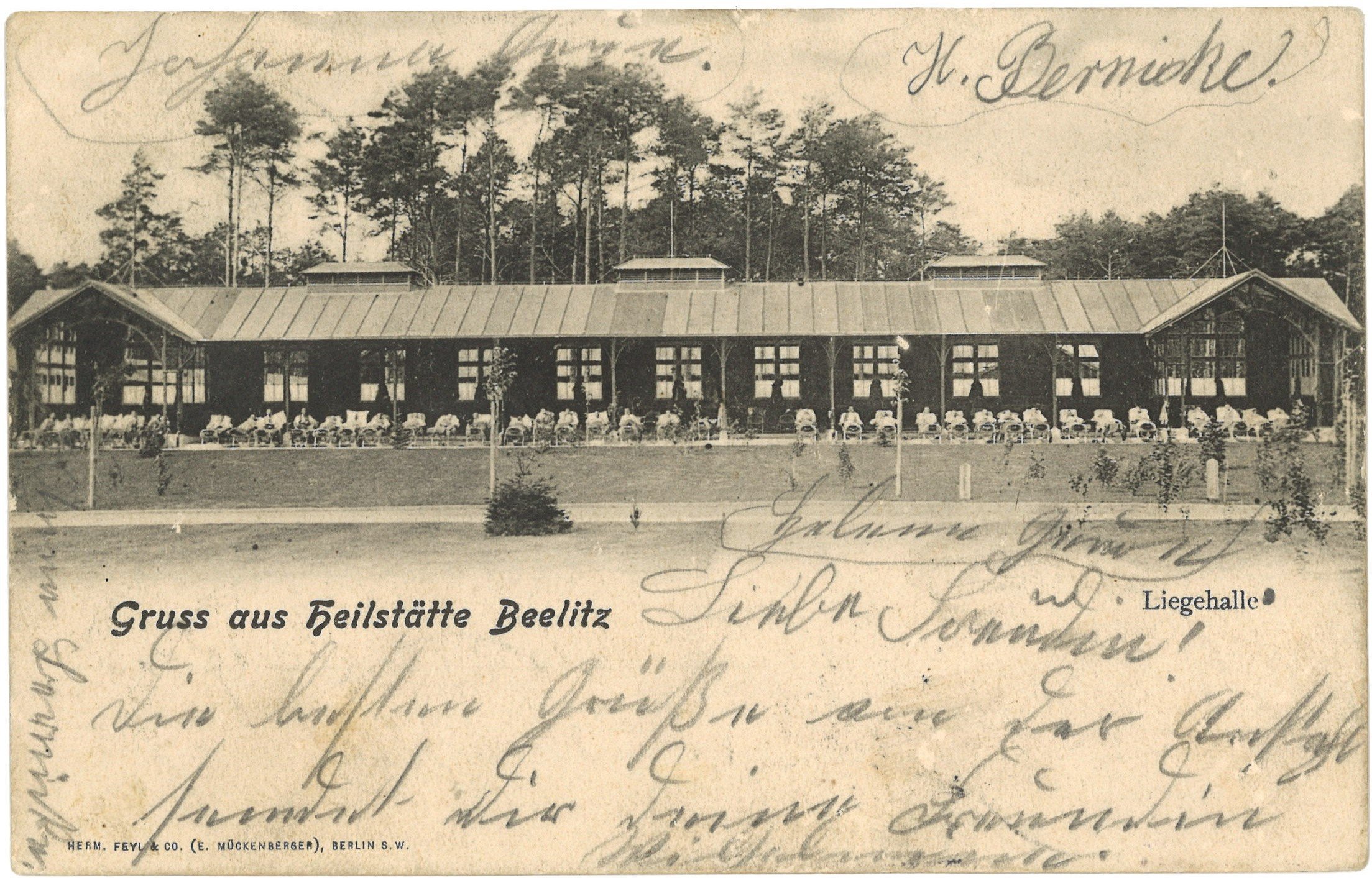 Beelitz-Heilstätten: Liegehalle (Landesgeschichtliche Vereinigung für die Mark Brandenburg e.V. CC BY)