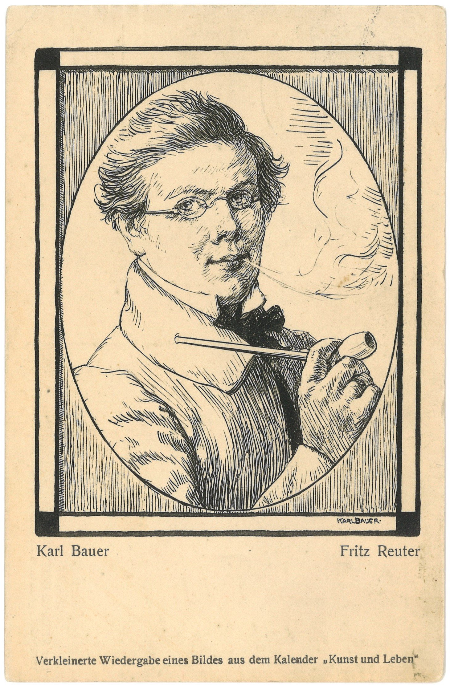 Reuter, Fritz (1810–1874), Dichter und Schriftsteller (Landesgeschichtliche Vereinigung für die Mark Brandenburg e.V. CC BY)