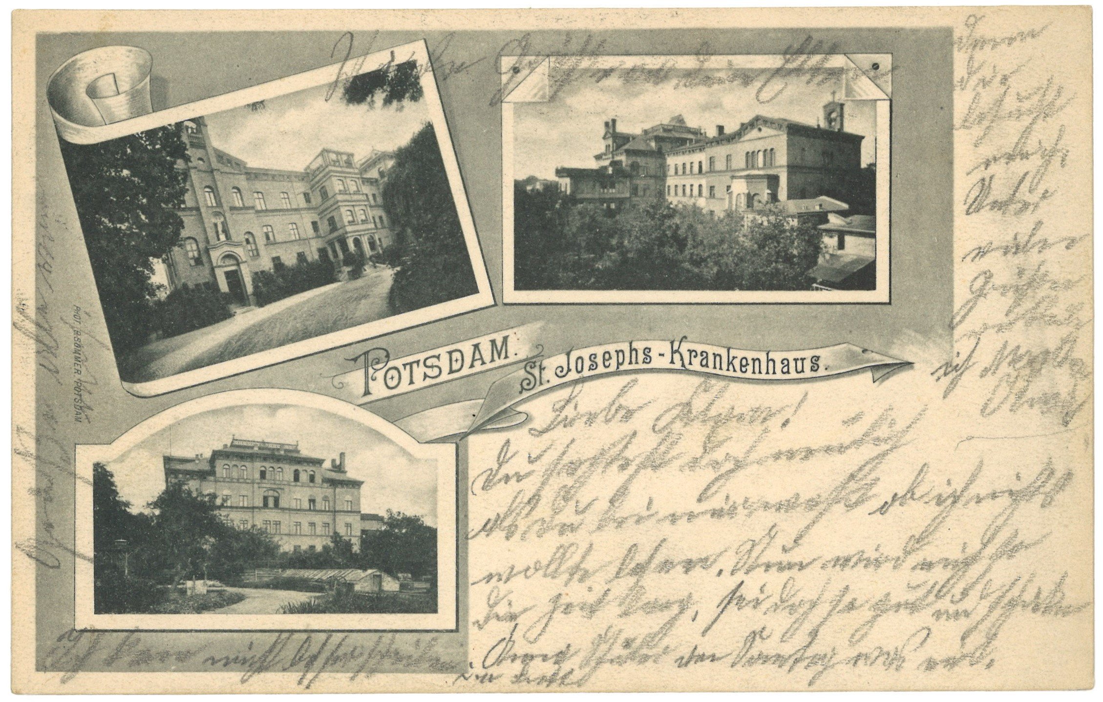 Potsdam: St. Josephs-Krankenhaus (drei Ansichten) (Landesgeschichtliche Vereinigung für die Mark Brandenburg e.V. CC BY)