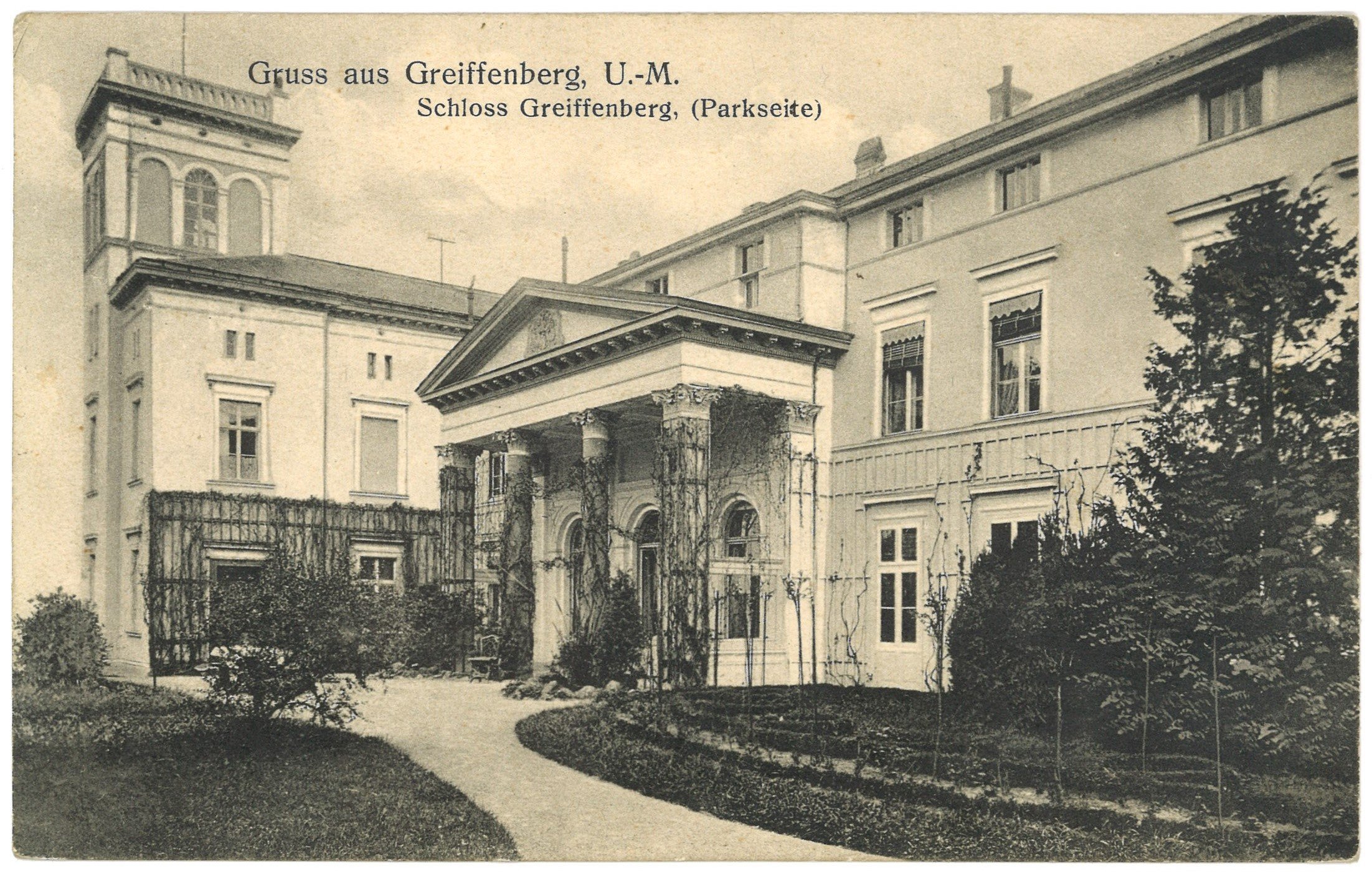 Greiffenberg (Uckermark): Herrenhaus, Gartenseite (Landesgeschichtliche Vereinigung für die Mark Brandenburg e.V. CC BY)