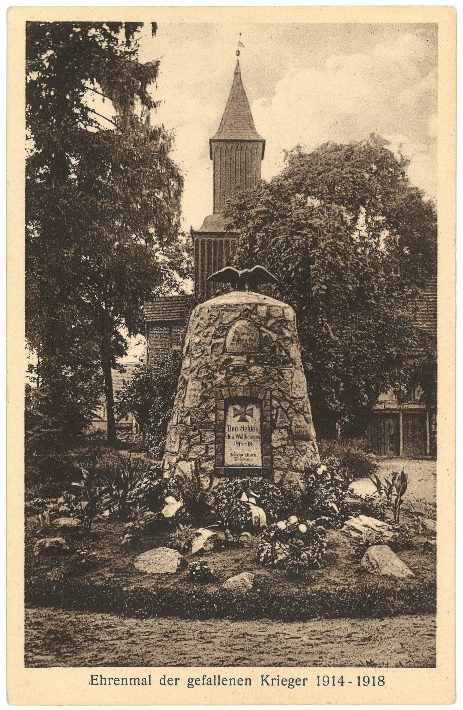 Staffelde (Osthavelland): Kriegerdenkmal (Landesgeschichtliche Vereinigung für die Mark Brandenburg e.V. CC BY)