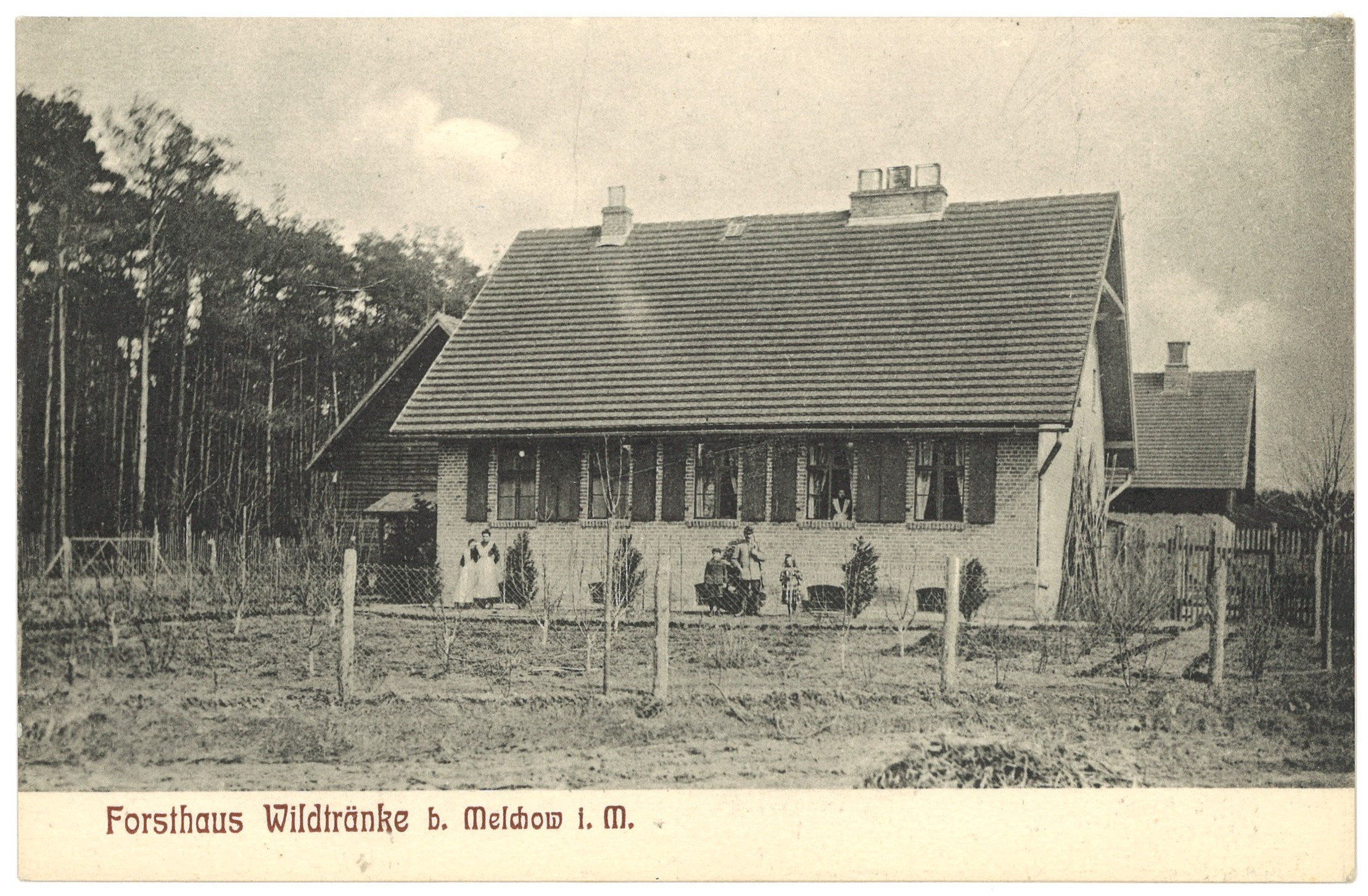 Melchow bei Eberswalde: Forsthaus Wildtränke (Landesgeschichtliche Vereinigung für die Mark Brandenburg e.V. CC BY)