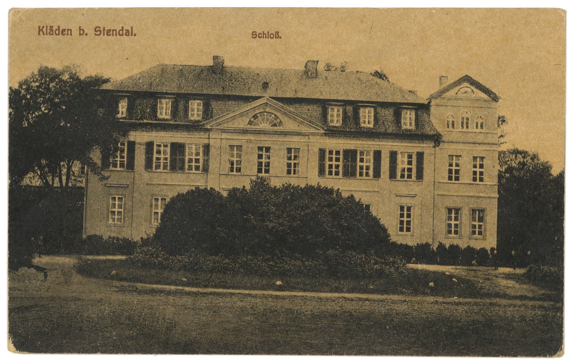 Kläden bei Stendal: Herrenhaus, Hofseite (Landesgeschichtliche Vereinigung für die Mark Brandenburg e.V. CC BY)