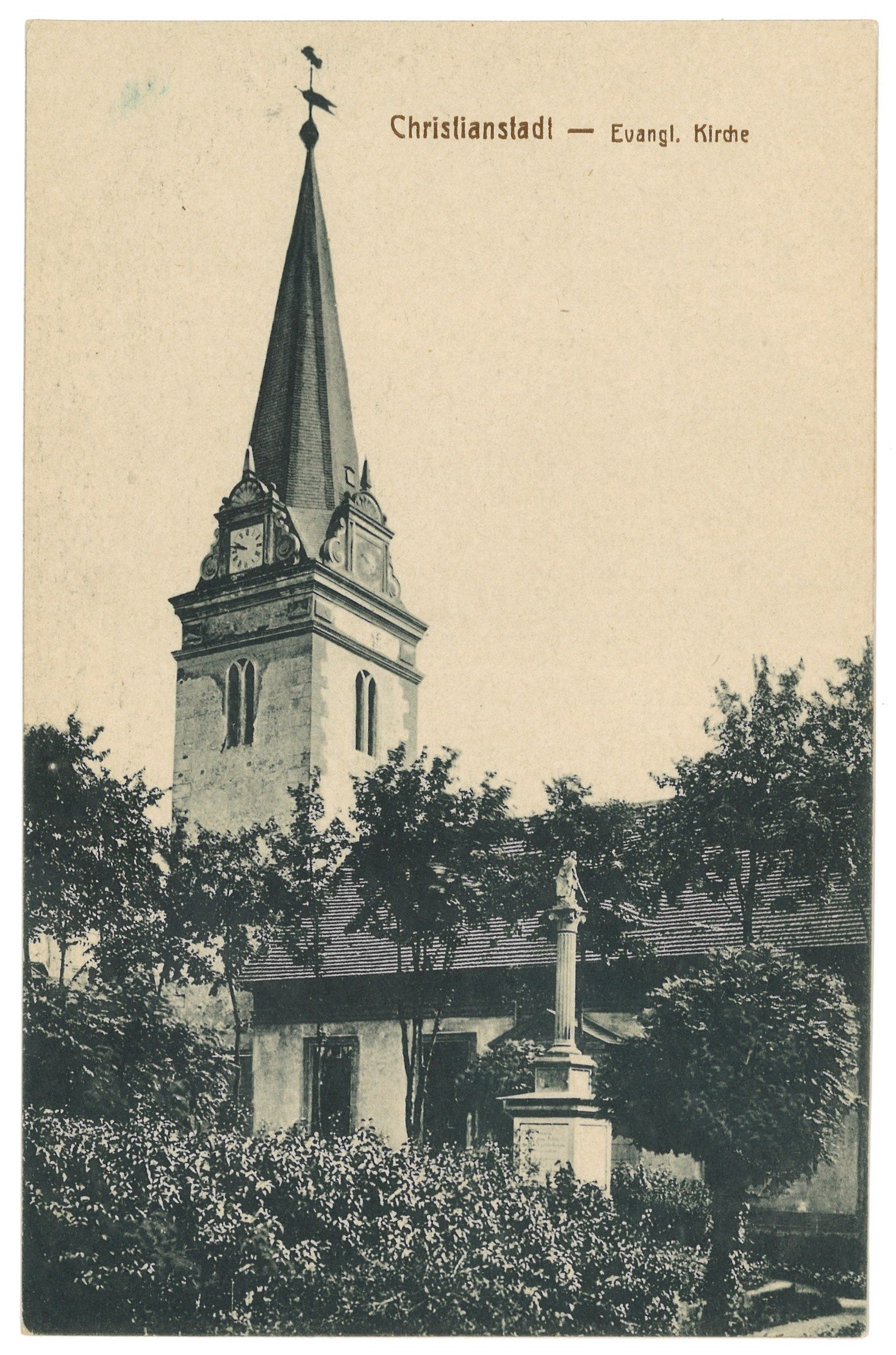 Christianstadt am Bober [Krzystkowice]: Evang. Kirche von Südosten (Landesgeschichtliche Vereinigung für die Mark Brandenburg e.V. CC BY)
