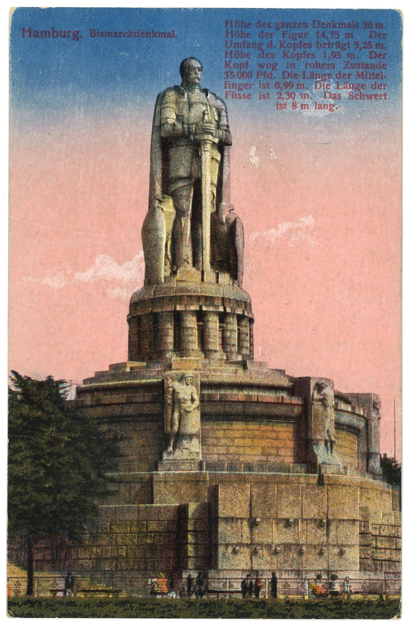 Hamburg: Bismarckdenkmal (Landesgeschichtliche Vereinigung für die Mark Brandenburg e.V. CC BY)
