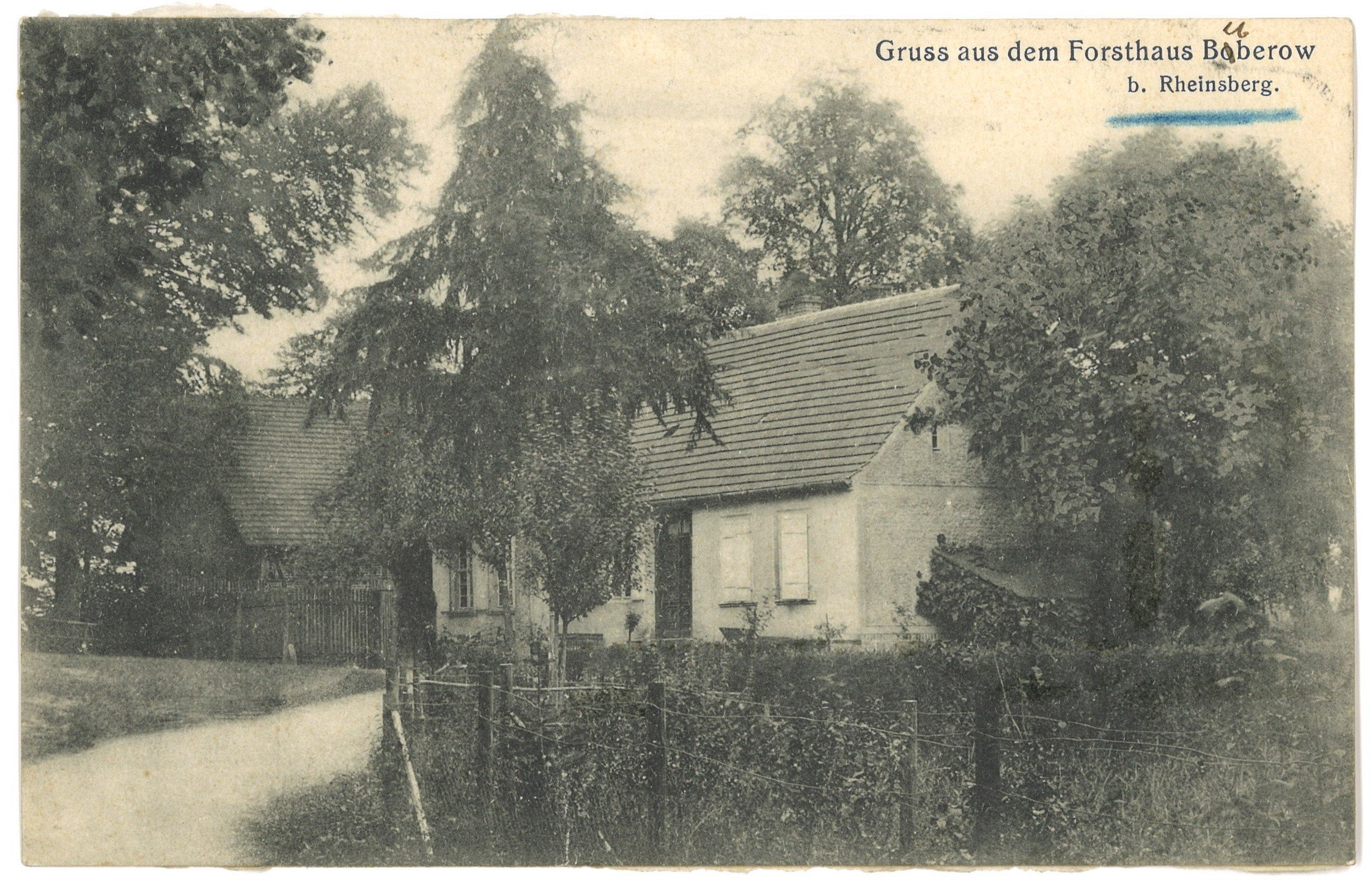 Boberow bei Rheinsberg: Forsthaus (Landesgeschichtliche Vereinigung für die Mark Brandenburg e.V. CC BY)