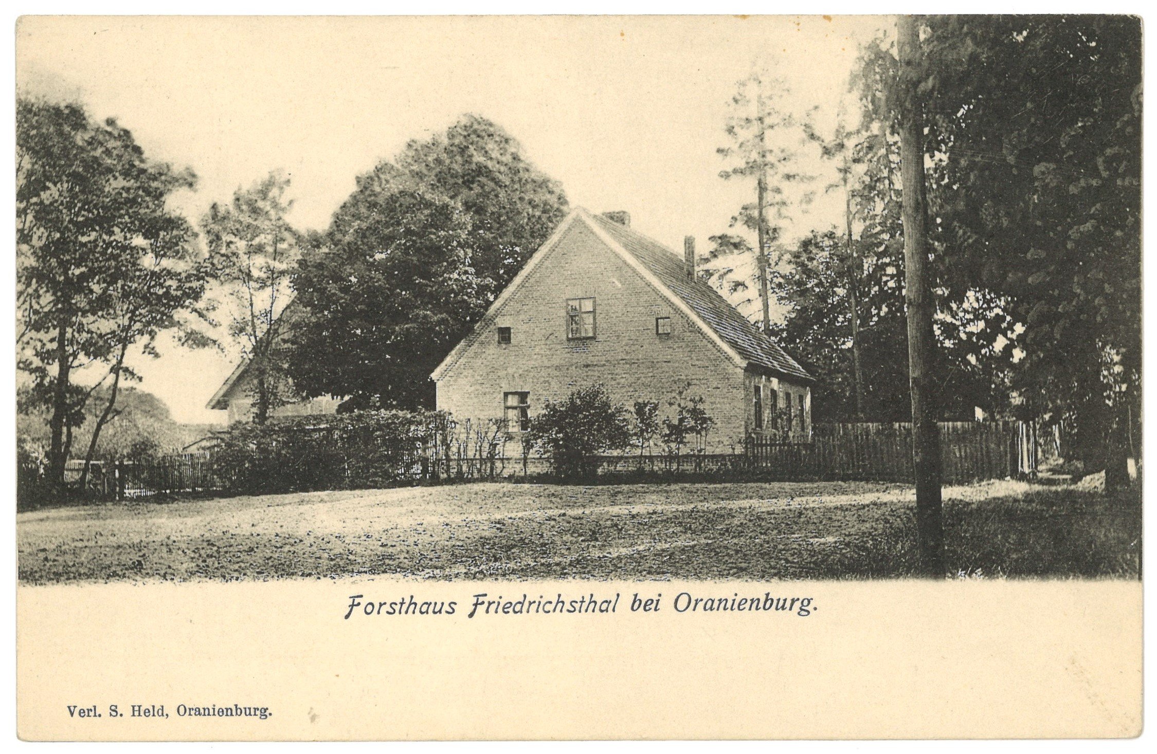 Friedrichsthal bei Oranienburg: Forsthaus (Landesgeschichtliche Vereinigung für die Mark Brandenburg e.V. CC BY)