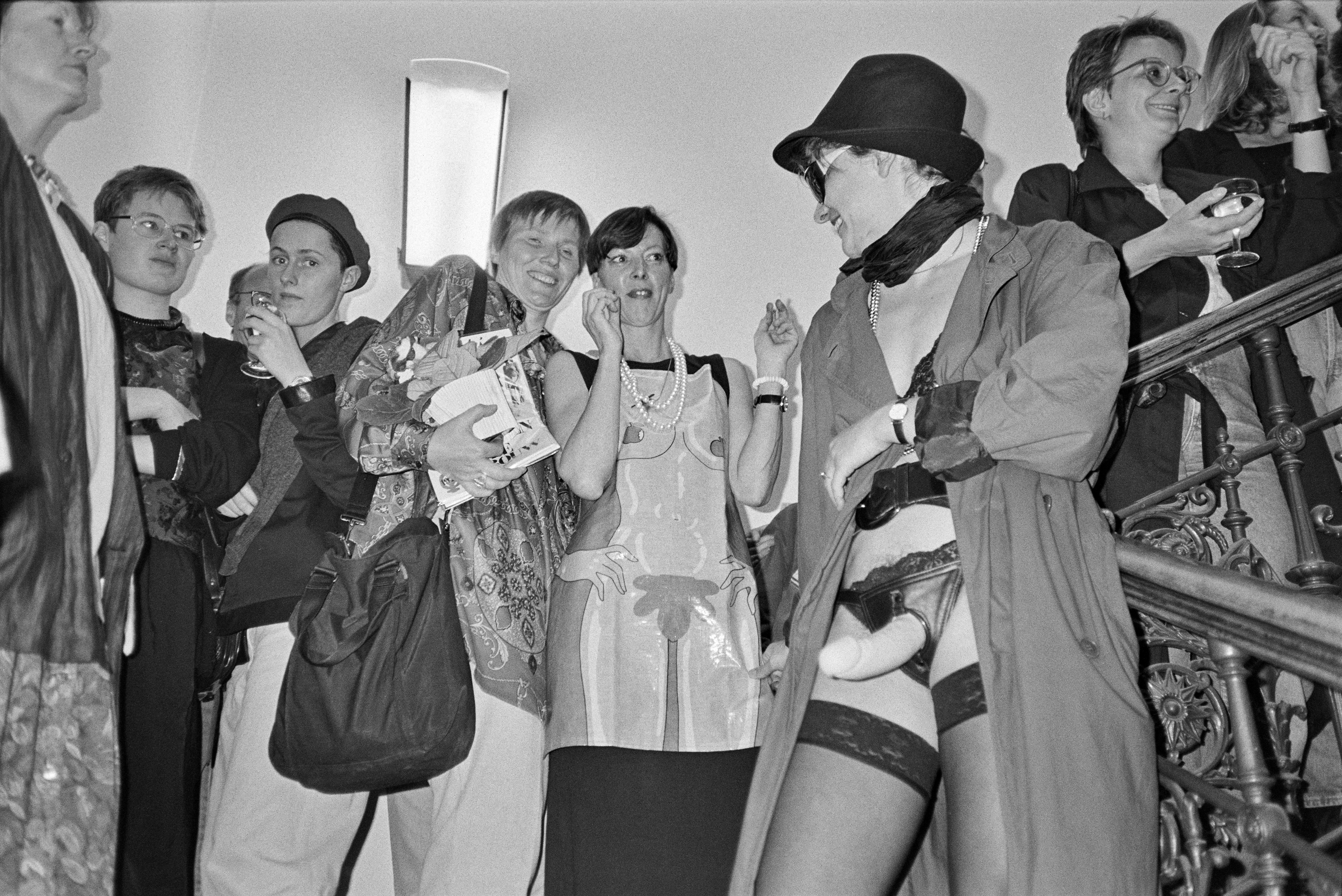 Vernissage der Ausstellung In Bewegung. Frauen einer Großstadt 1991 K1 N7 (2023-09-18) (Schwules Museum RR-F)