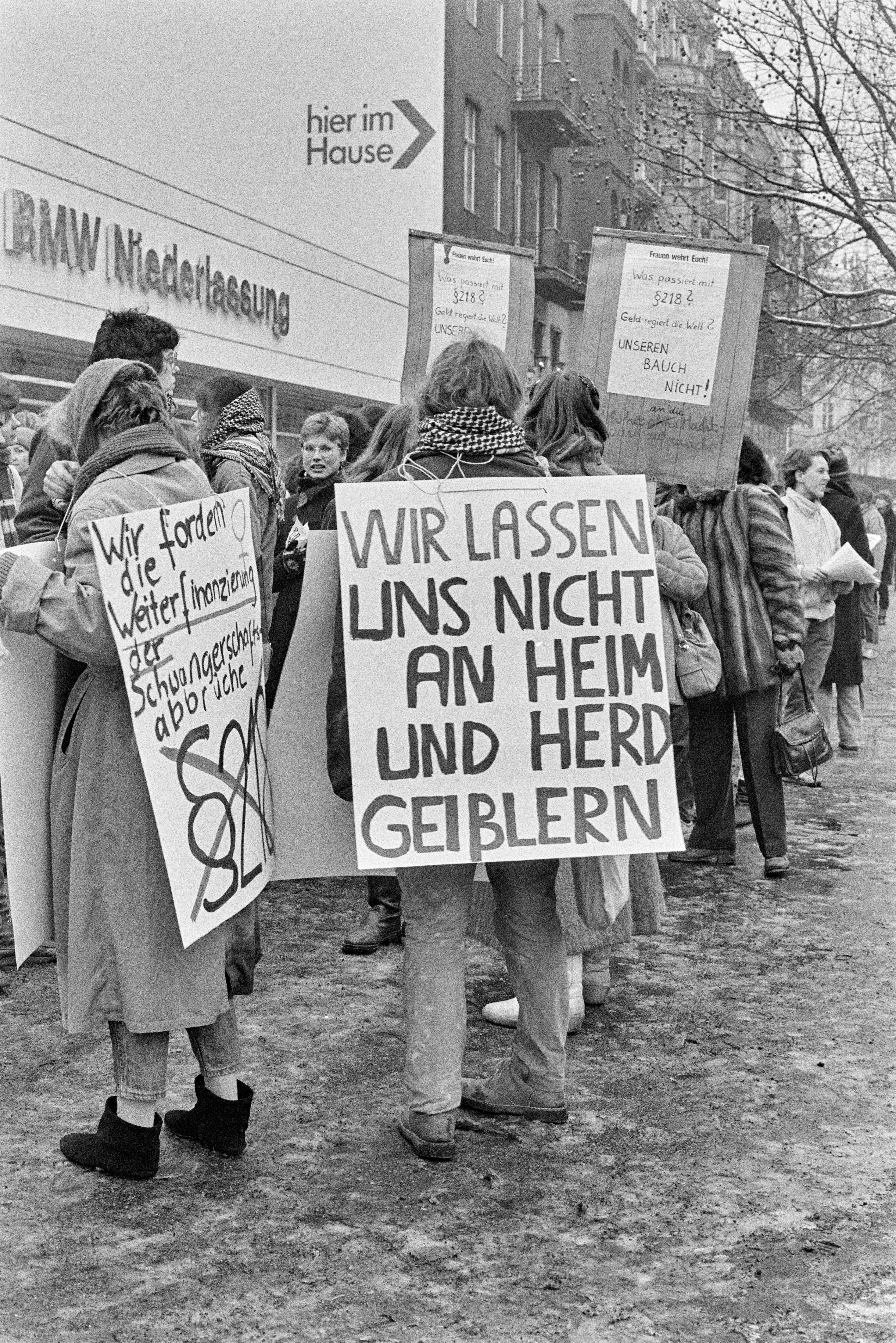 Demonstration gegen den "218 1984 K1 N21 (2023-09-18) (Schwules Museum RR-F)