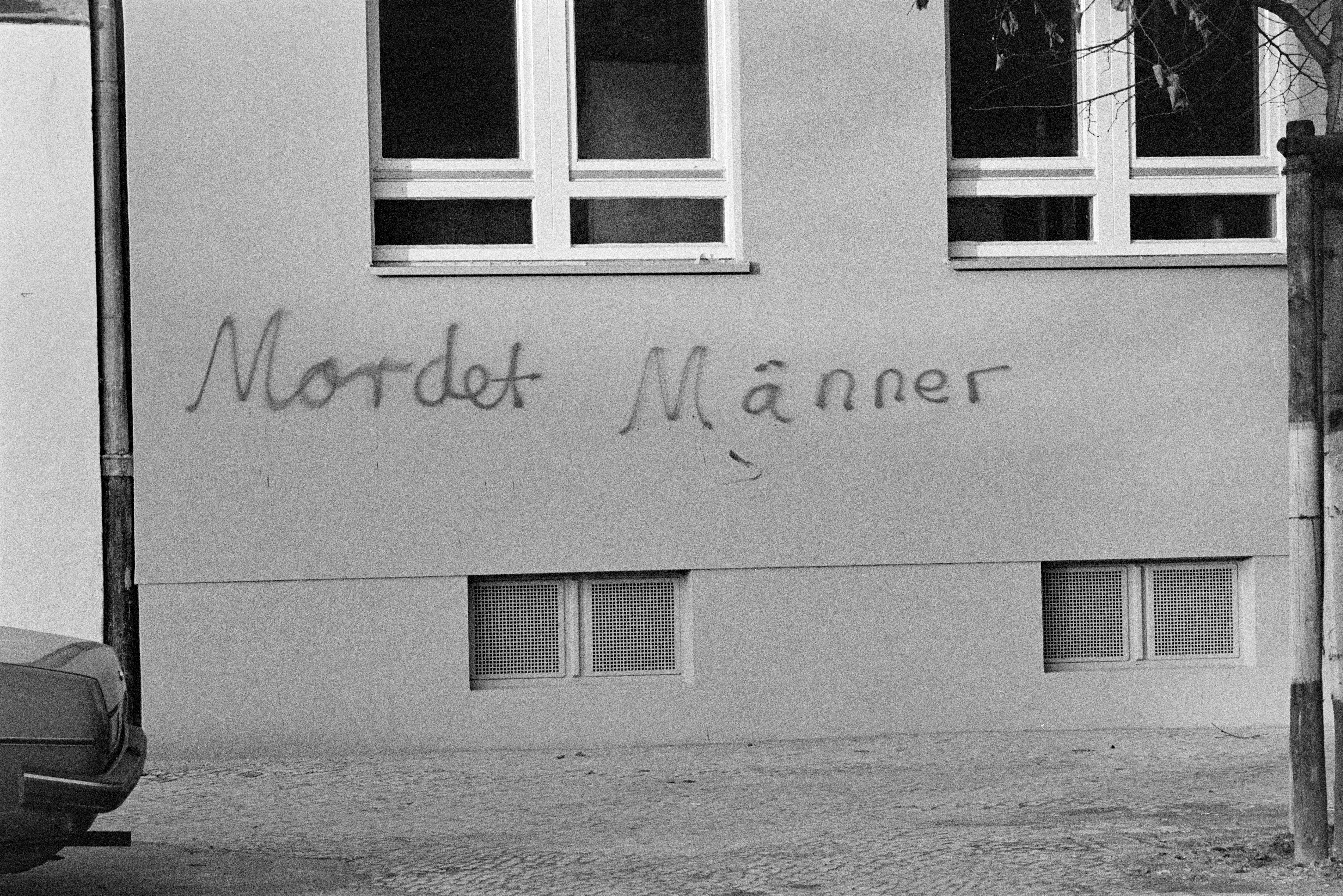 Silbersteinstraße Graffitis 1983 K1 N5 (2023-09-18) (Schwules Museum RR-F)