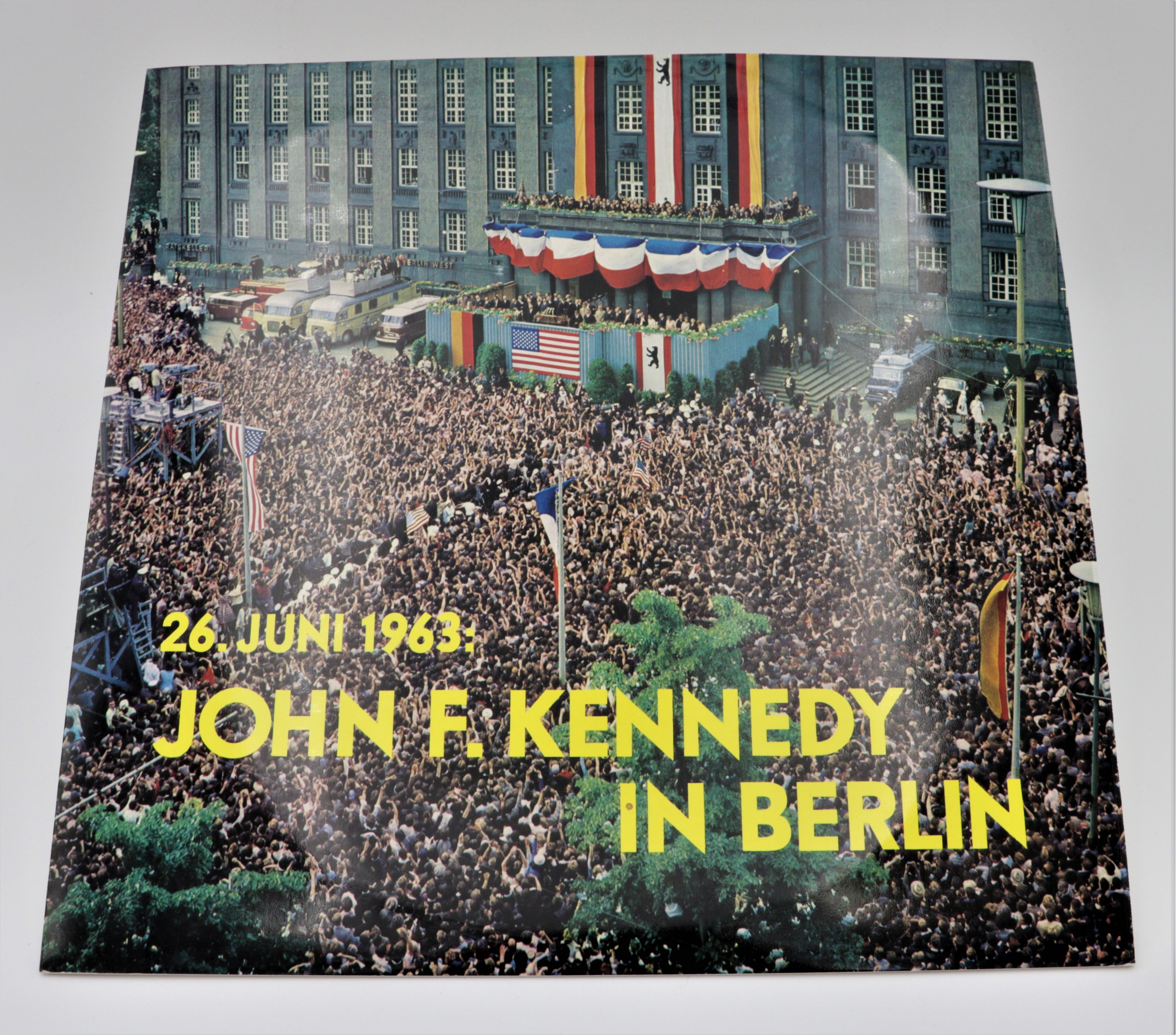 Schallplatte John F. Kennedy in Berlin, 26. Juni 1963 (Museum Berlin-Karlshorst CC BY-NC-SA)