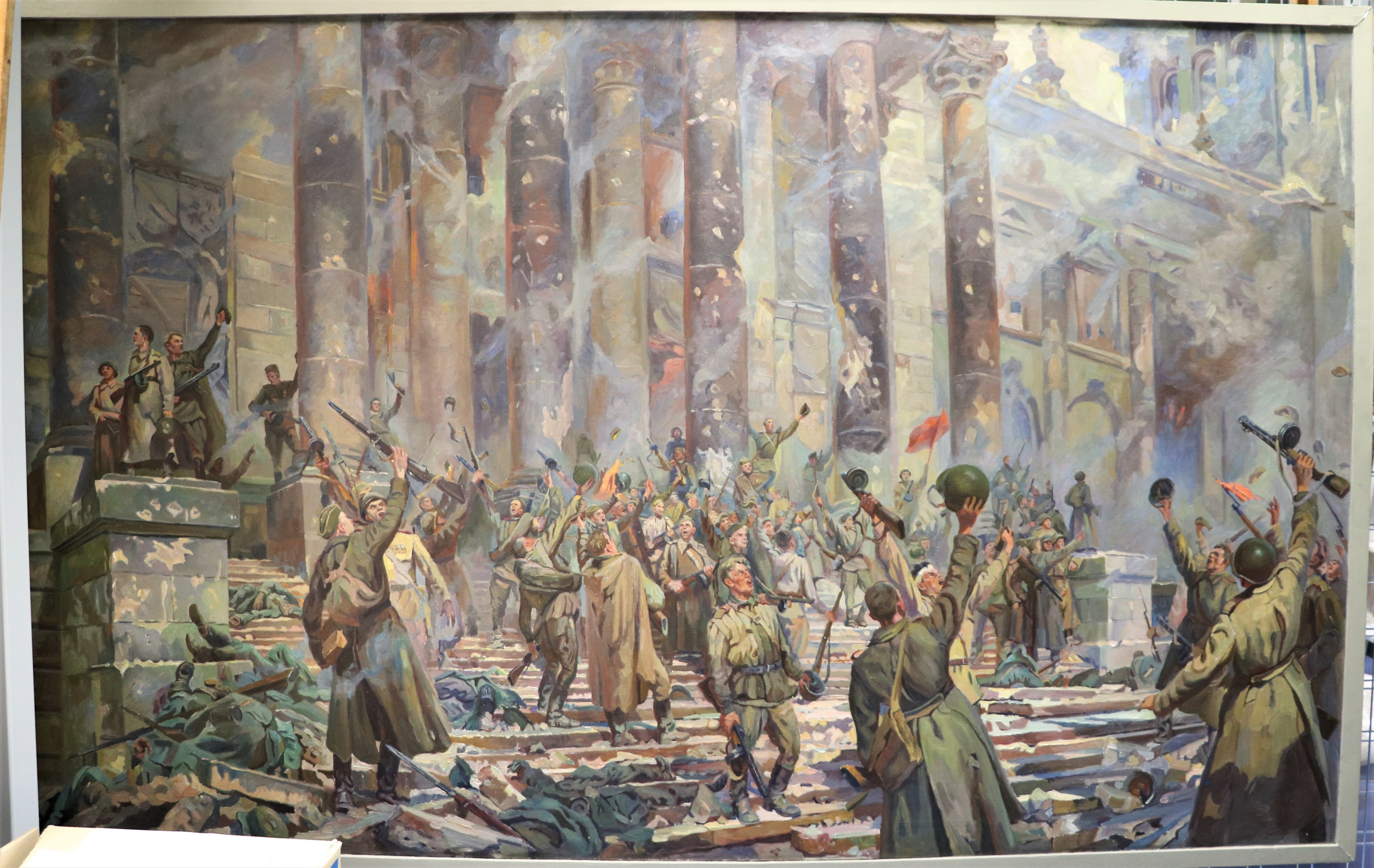 Gemälde, sowjetisch: "Der Sieg" (Kopie) (Museum Berlin-Karlshorst CC BY-NC-SA)