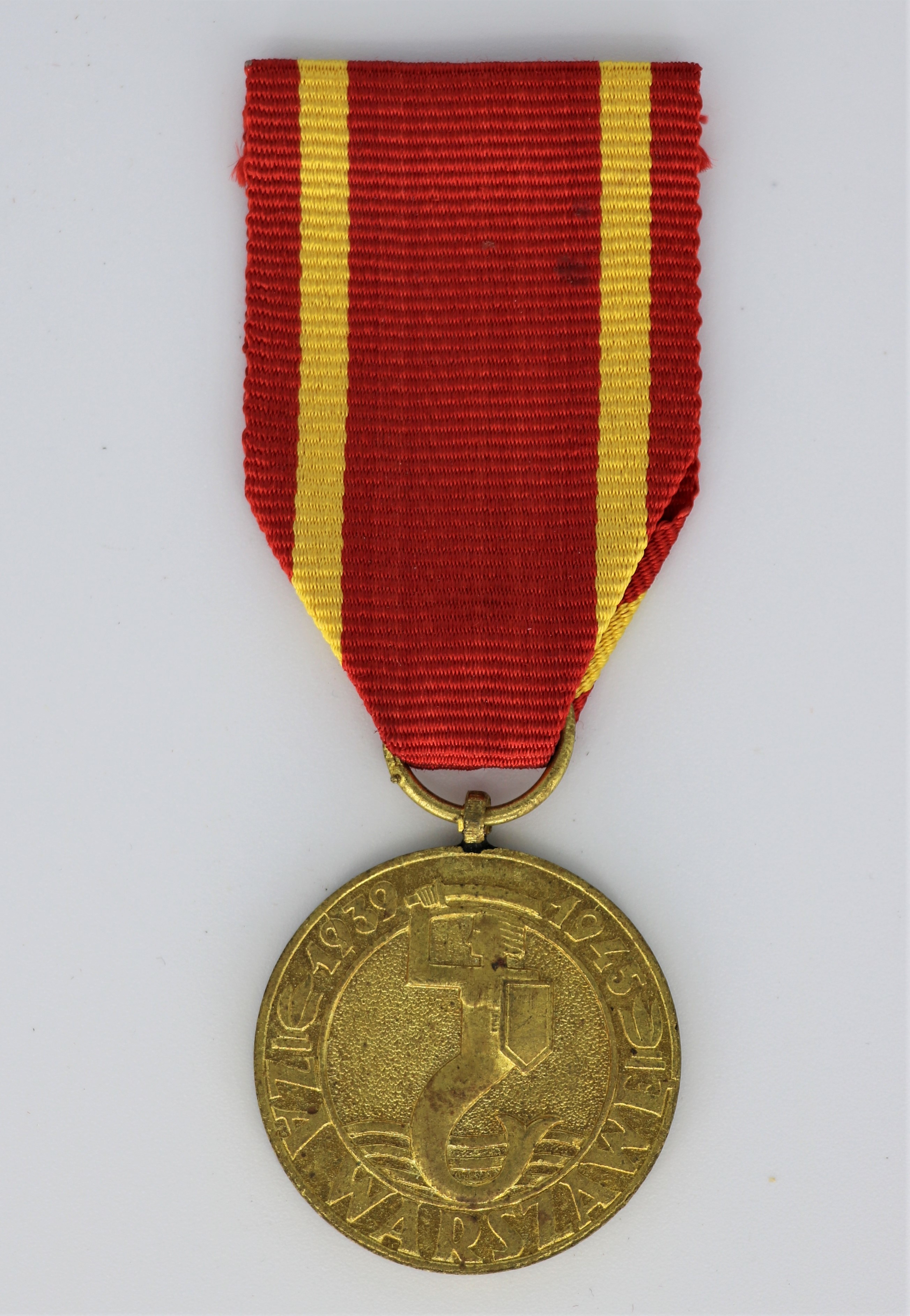 Medaille: Für Warschau 1939-1945, polnisch (Museum Berlin-Karlshorst CC BY-NC-SA)
