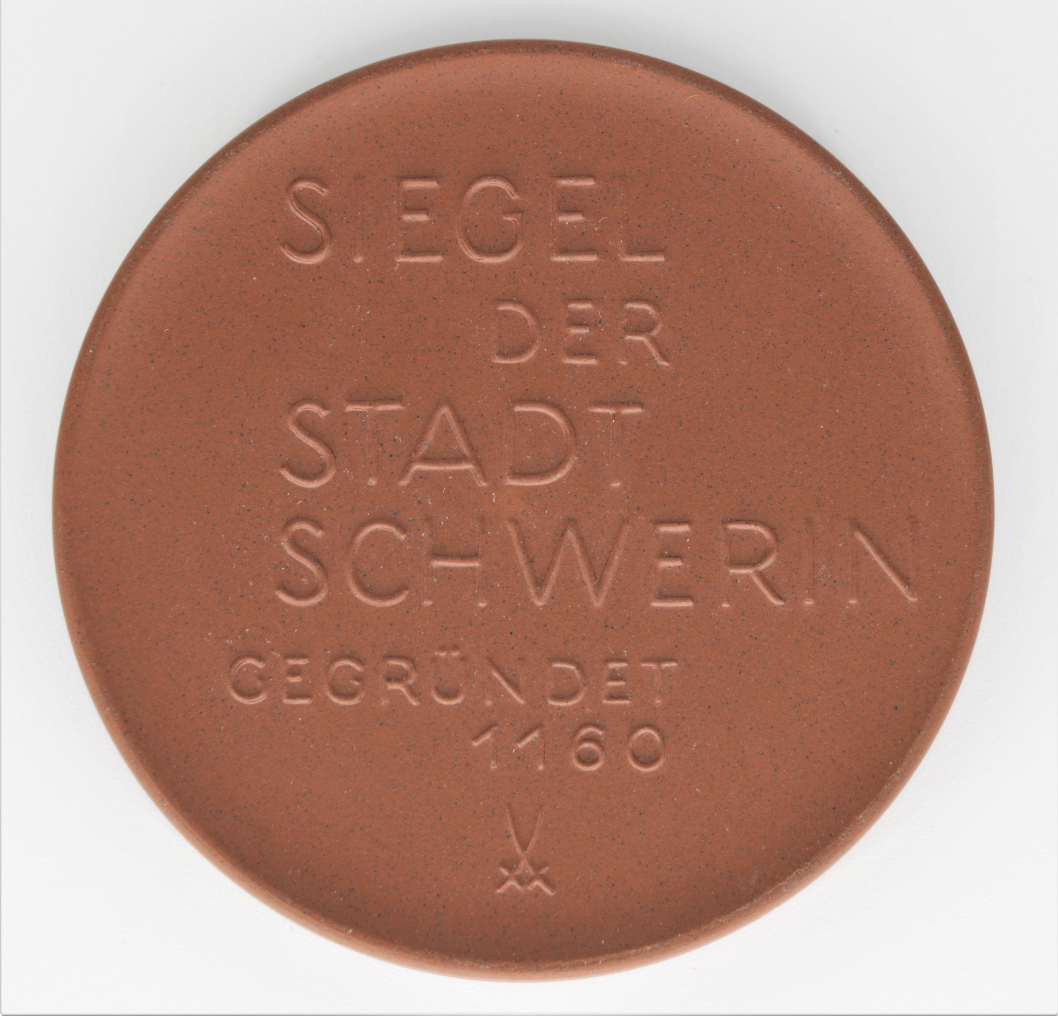 Gedenkmedaille "Siegel der Stadt Schwerin" (Museum Berlin-Karlshorst CC BY-NC-SA)