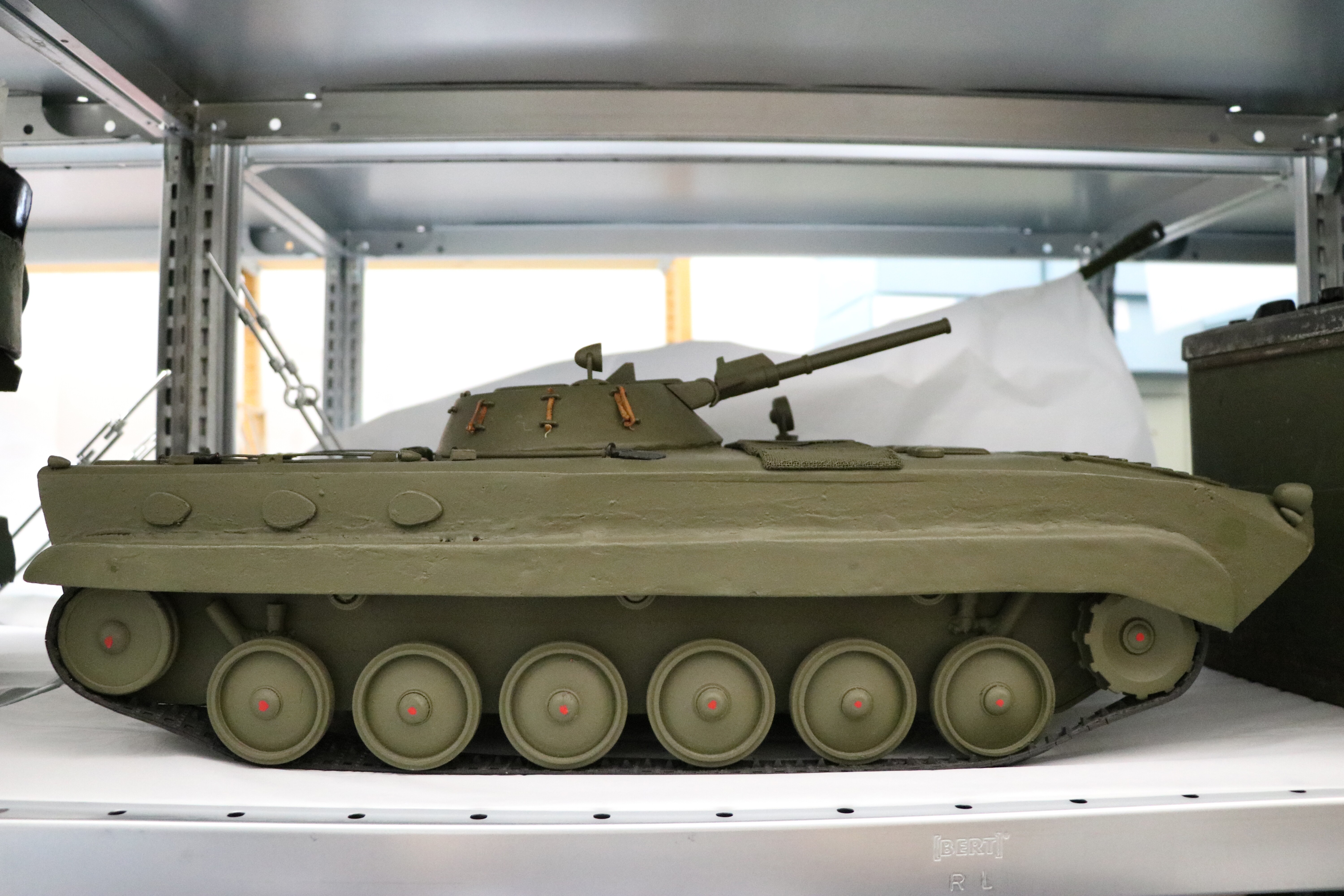 Modell Schützenpanzerwagen BMP (Deutsch-Russisches Museum Berlin-Karlshorst CC BY-NC-SA)