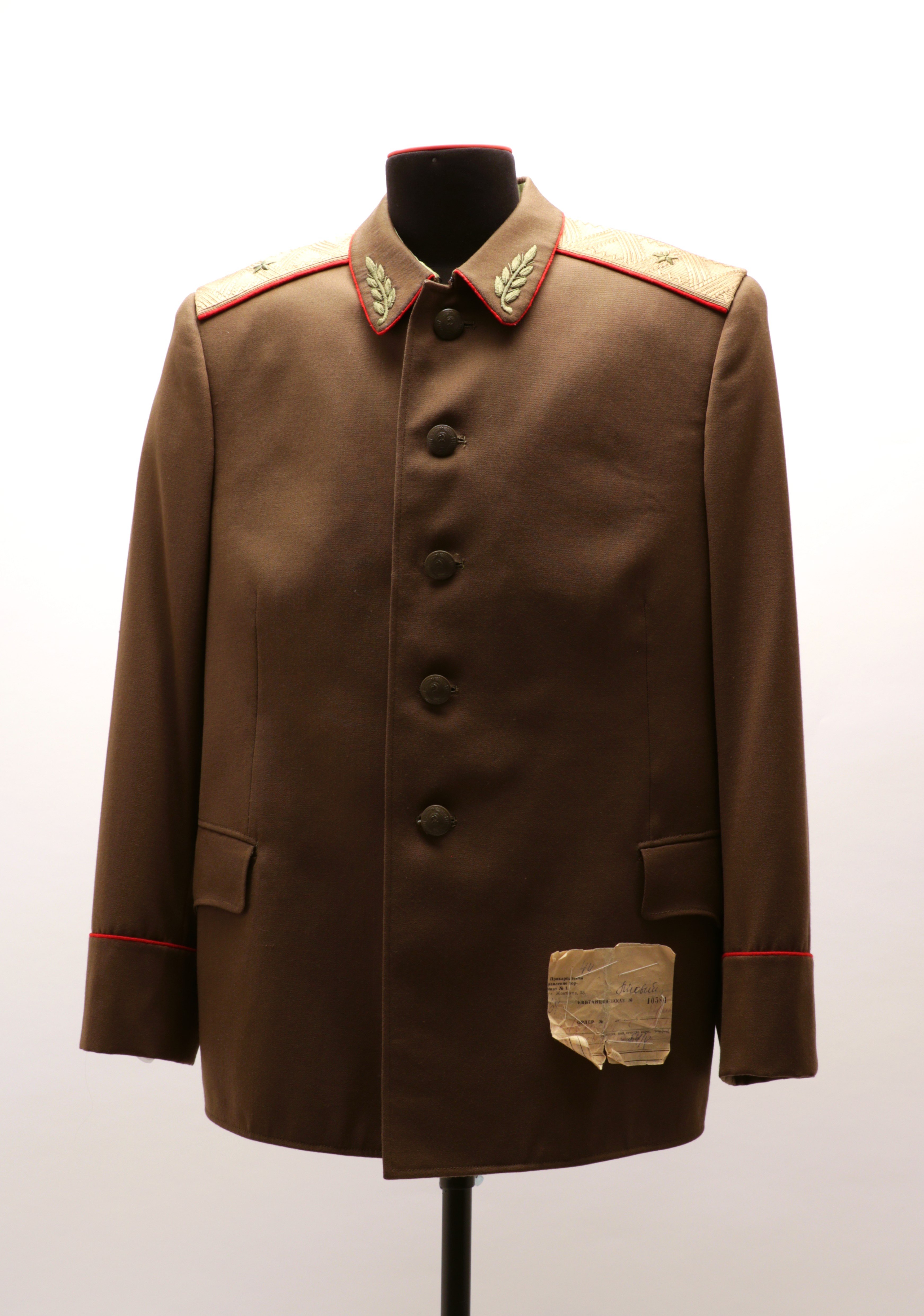 Jacke aus der Felduniform eines Generalmajors der Sowjetarmee, 1986 (Museum Berlin-Karlshorst CC BY-NC-SA)