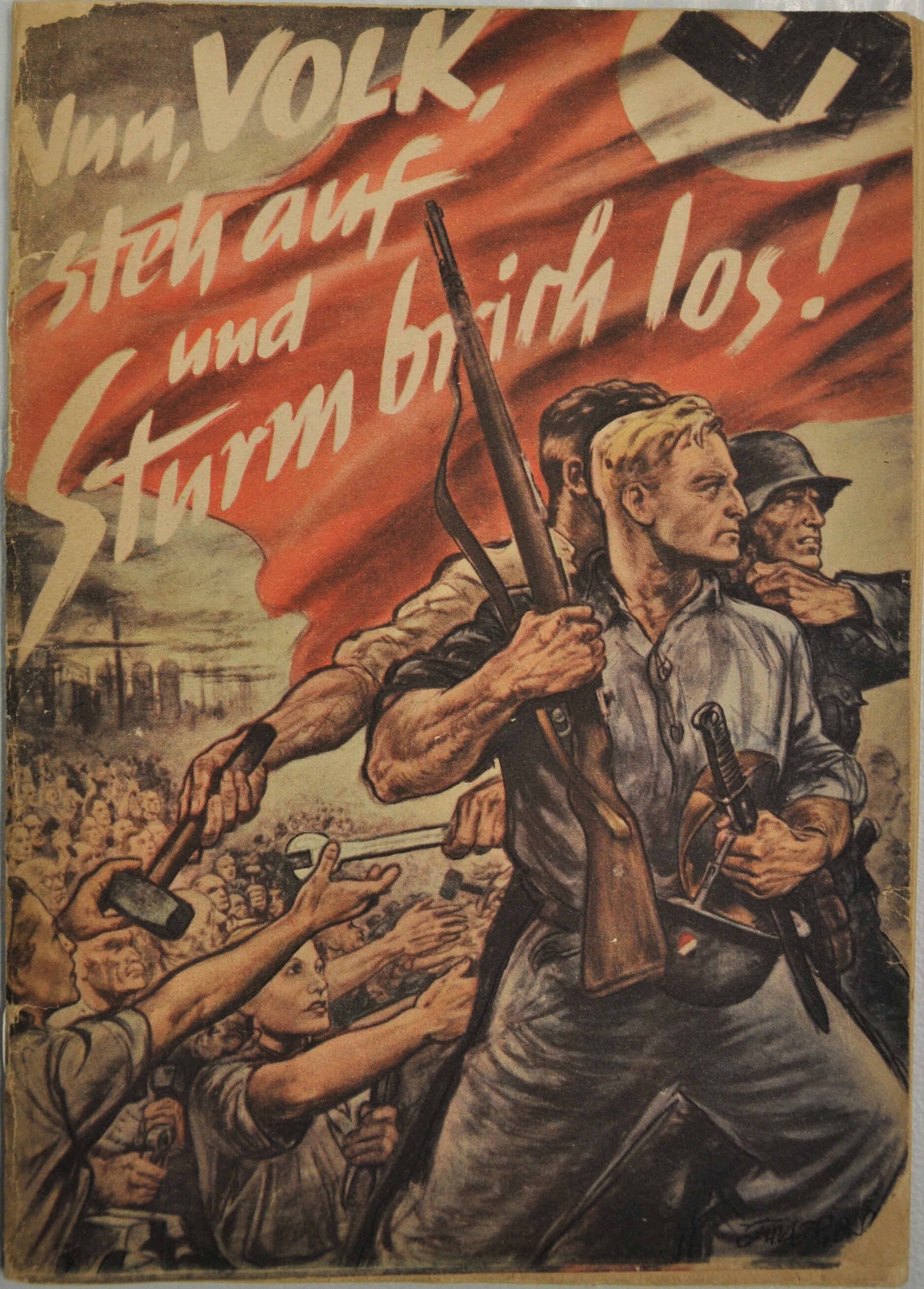 Broschüre mit Goebbels‘ Rede im Sportpalast, Berlin, 1943 (Deutsch-Russisches Museum Berlin-Karlshorst CC BY-NC-SA)