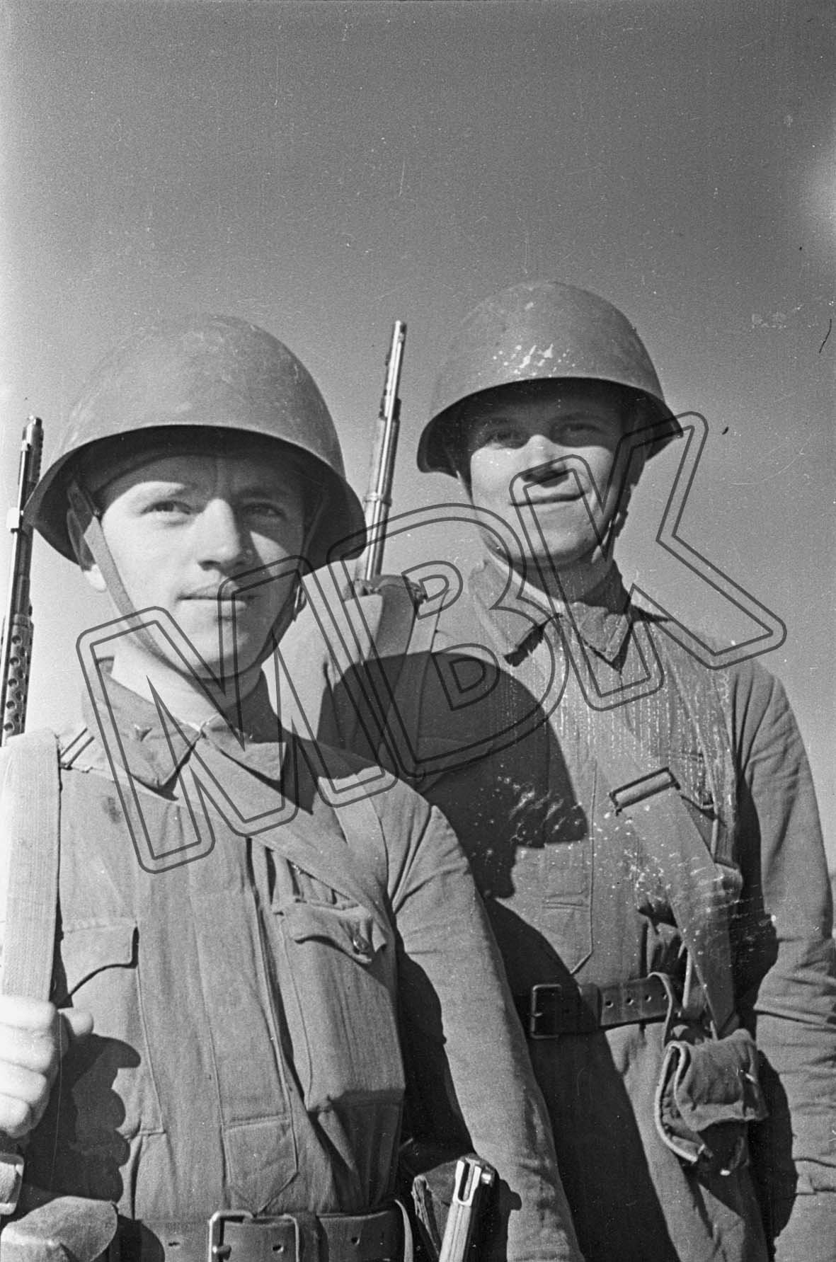 Fotografie: Ausgezeichnete sowjetische Infanteristen, 11. September 1941 (Museum Berlin-Karlshorst RR-P)